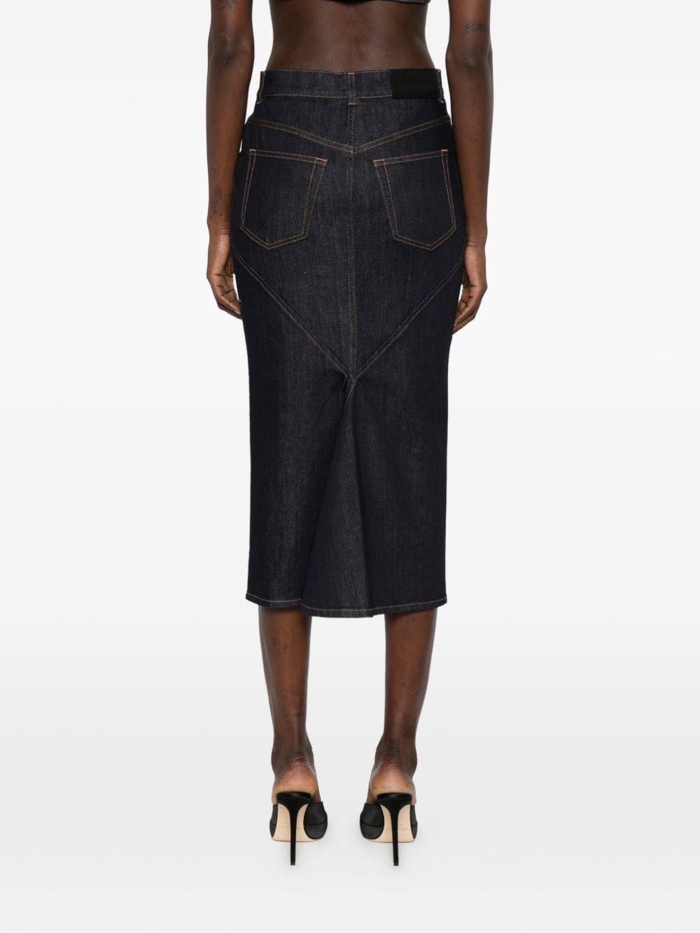 Givenchy DENIM LONG SKIRT Size 25" / US 0 / IT 36 - 5 Thumbnail
