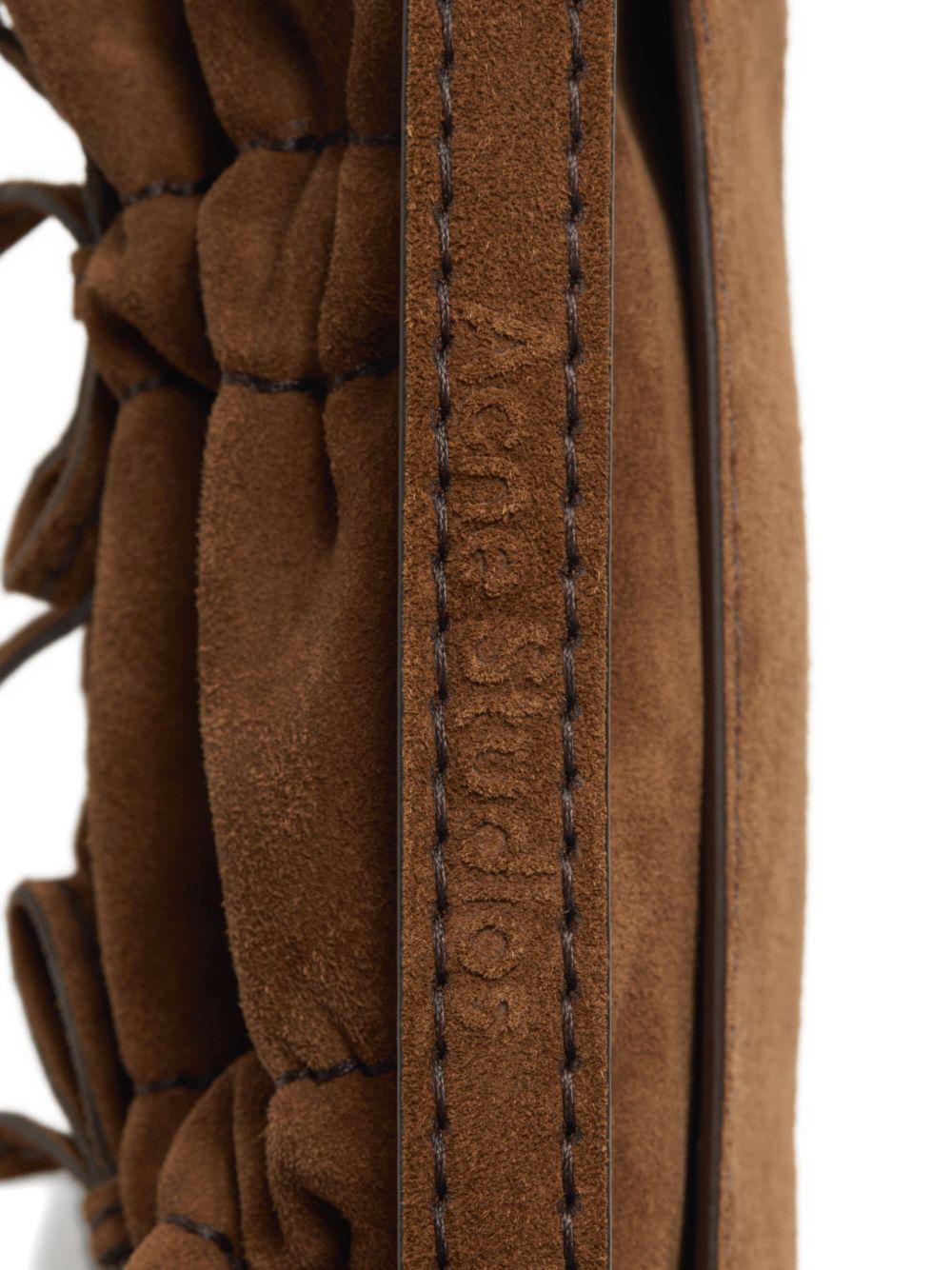 Acne Studios MULTIPOCKET SUEDE LEATHER MICRO BAG Size ONE SIZE - 3 Thumbnail