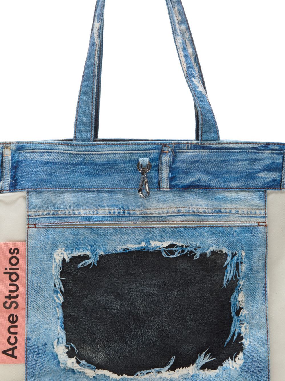 Acne Studios DENIM PRINT TOTE Size ONE SIZE - 6 Thumbnail