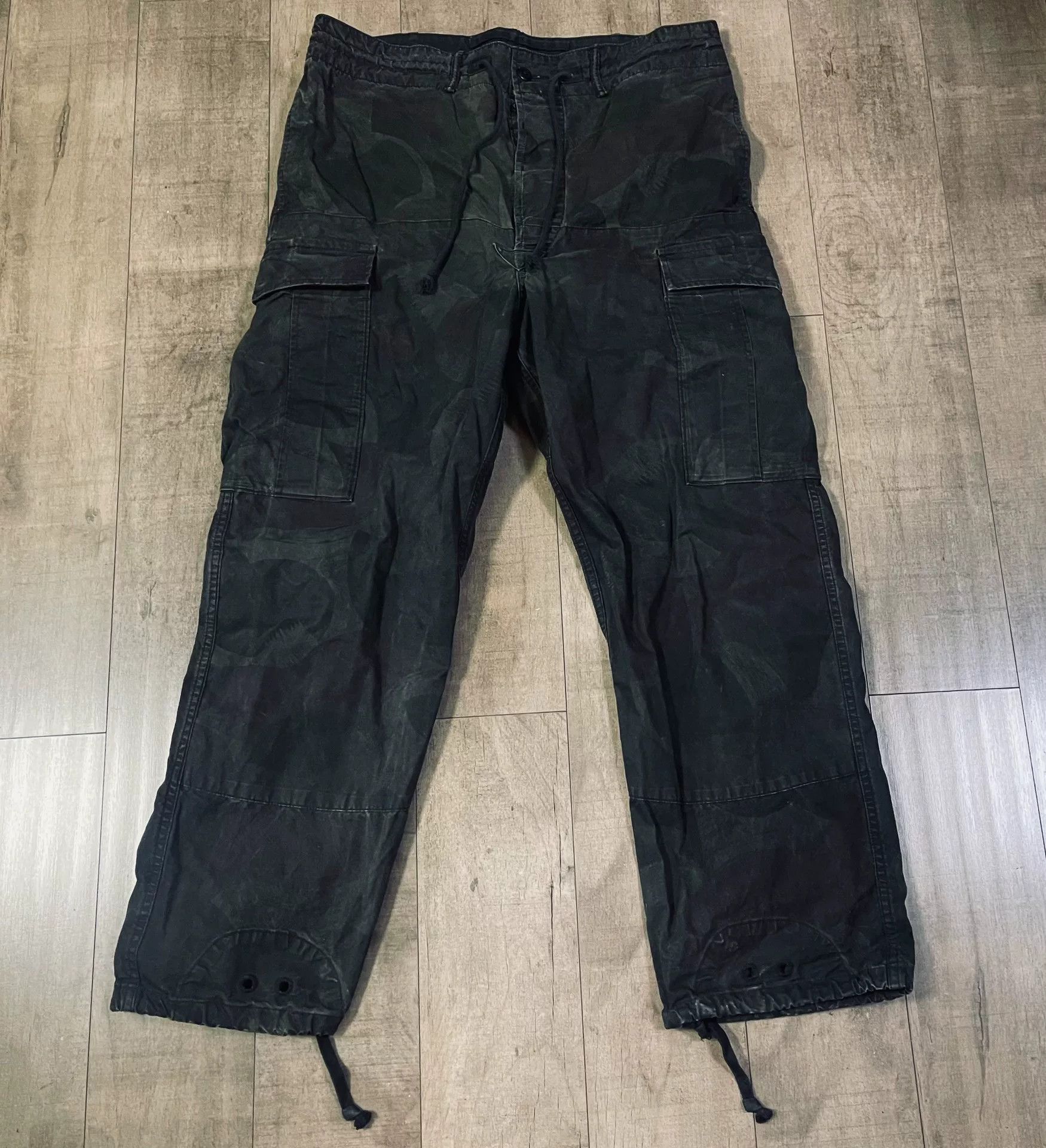 RRL Ralph Lauren RRL Dark Camouflage Casual Pants Size US 34 / EU 50 - 2 Thumbnail