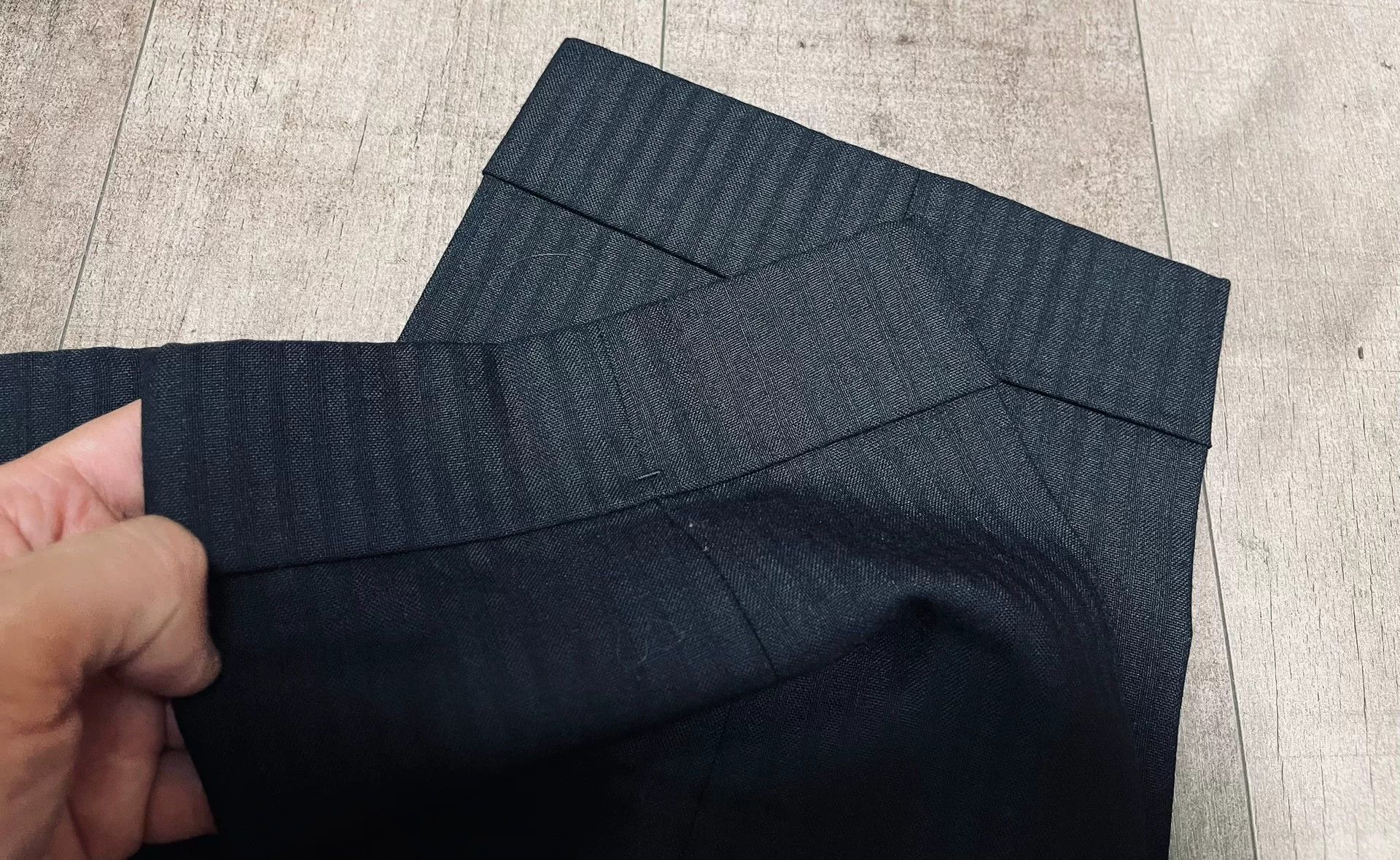 SARTORIO ARTIGIANI Neapolitan Handmade Wool Trousers Size US 35 - 8 Thumbnail