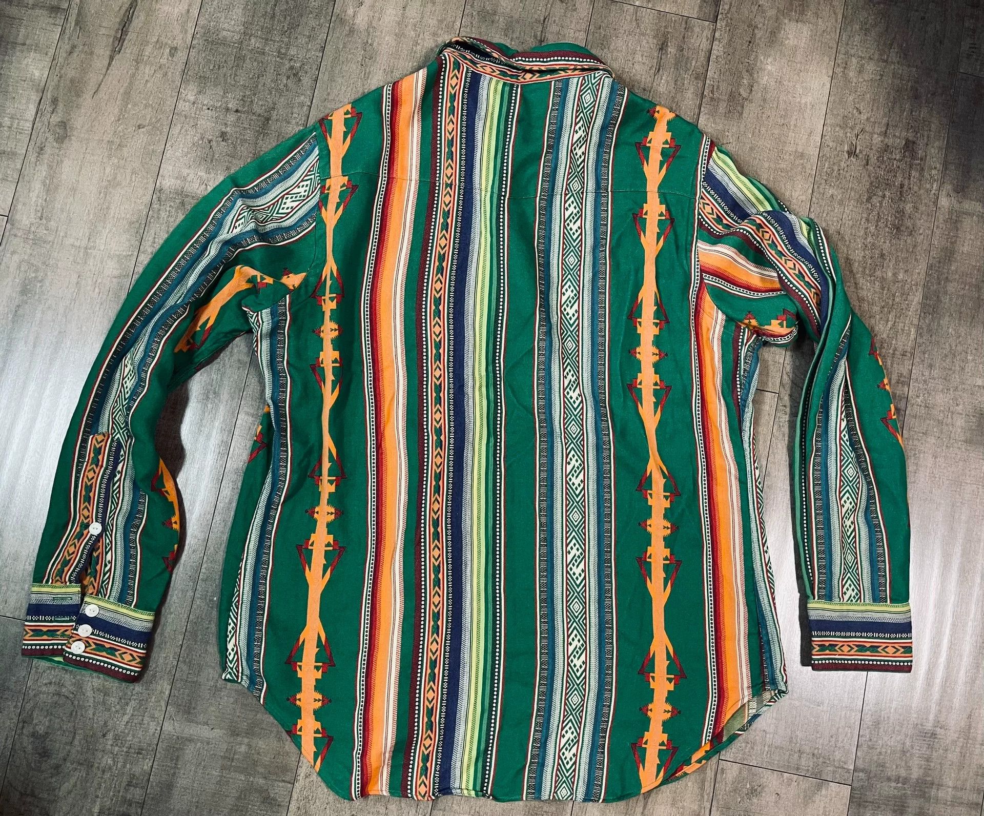 RRL Ralph Lauren Ralph Lauren RRL Vintage Western Shirt Size US XXL / EU 58 / 5 - 7 Thumbnail