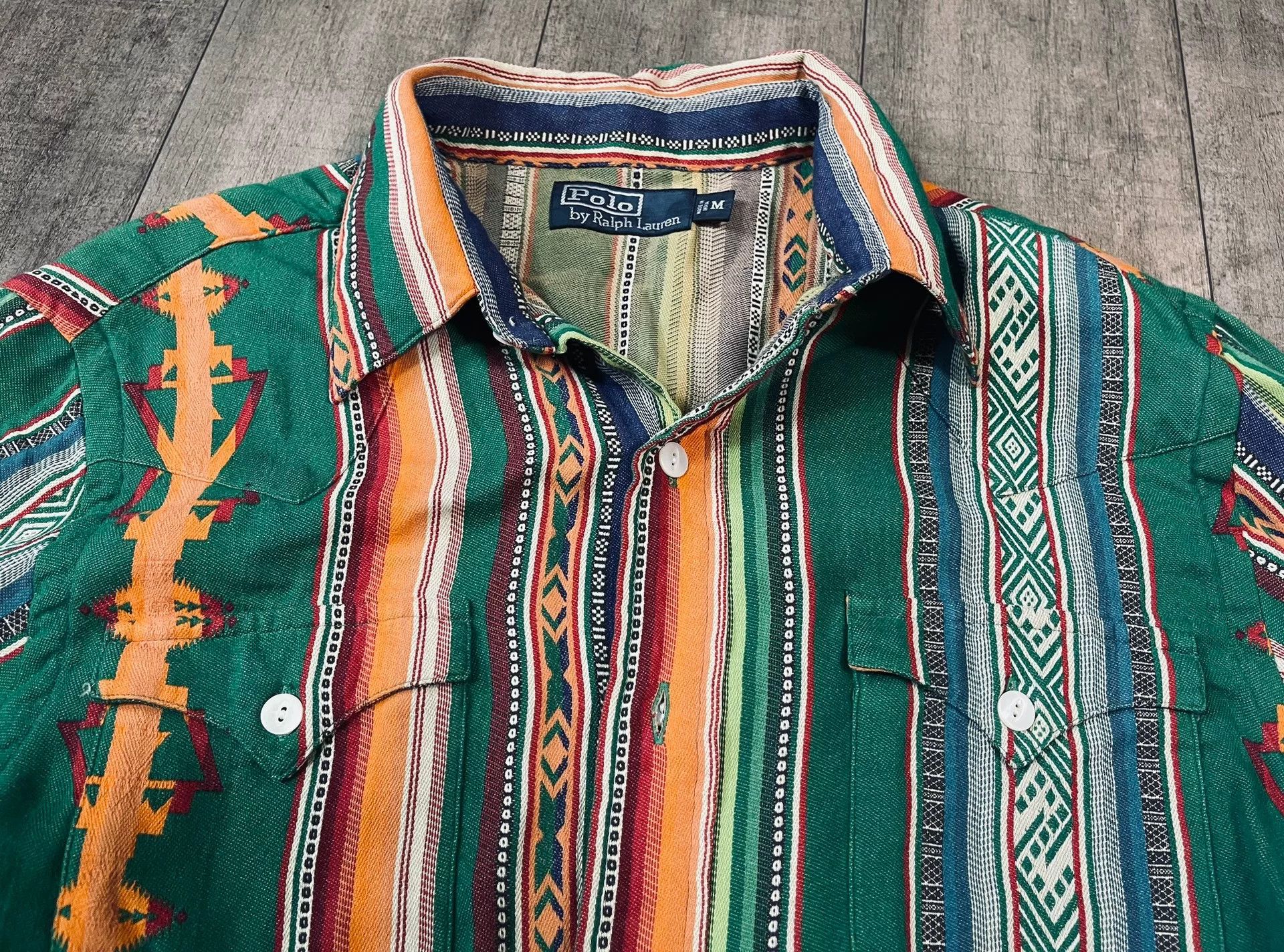 RRL Ralph Lauren Ralph Lauren RRL Vintage Western Shirt Size US XXL / EU 58 / 5 - 2 Thumbnail