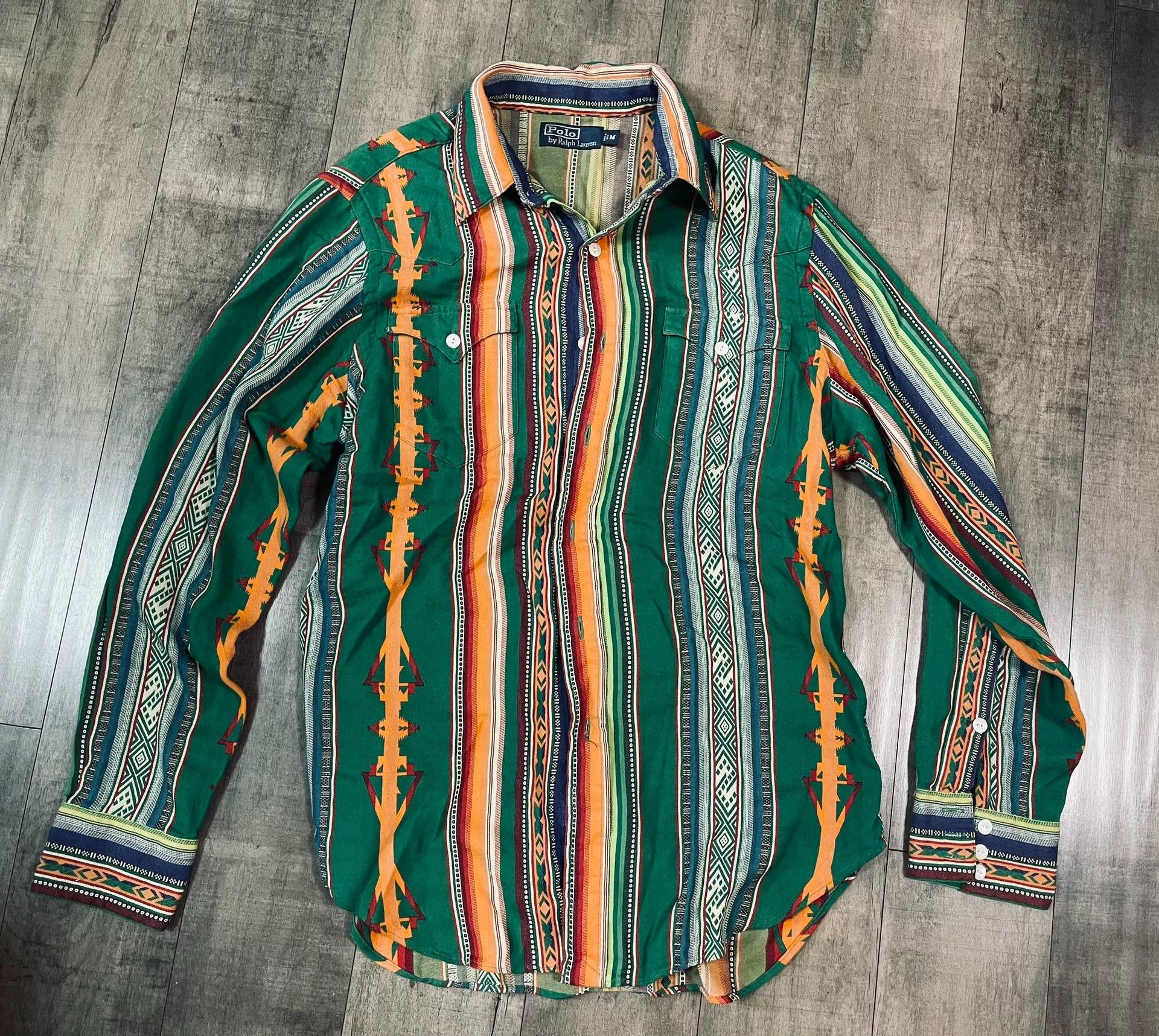 RRL Ralph Lauren Ralph Lauren RRL Vintage Western Shirt Size US XXL / EU 58 / 5 - 3 Thumbnail
