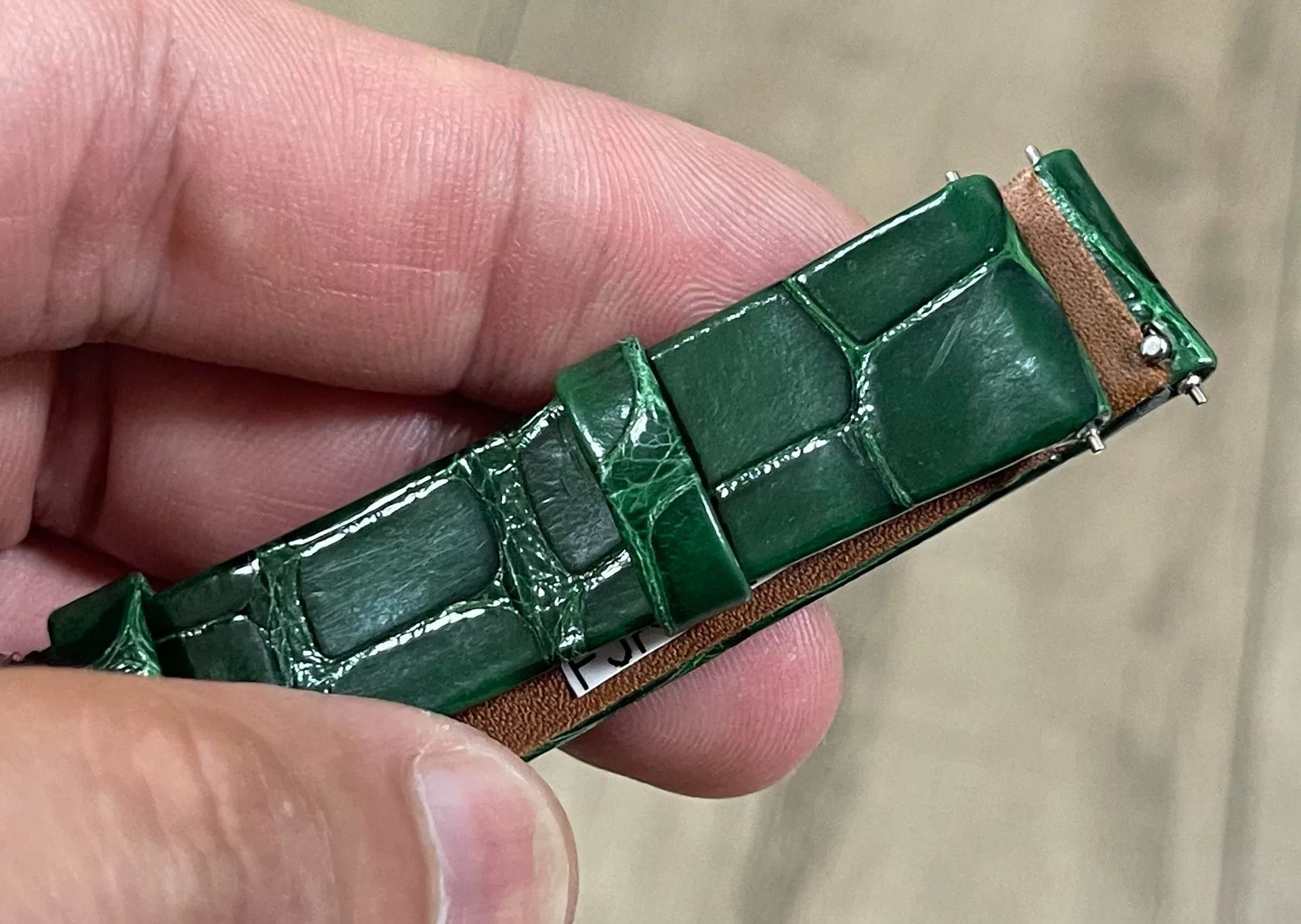 Ralph Lauren Purple Label Alligator Rolex Green Ralph Lauren Watch Strap Size ONE SIZE - 4 Thumbnail