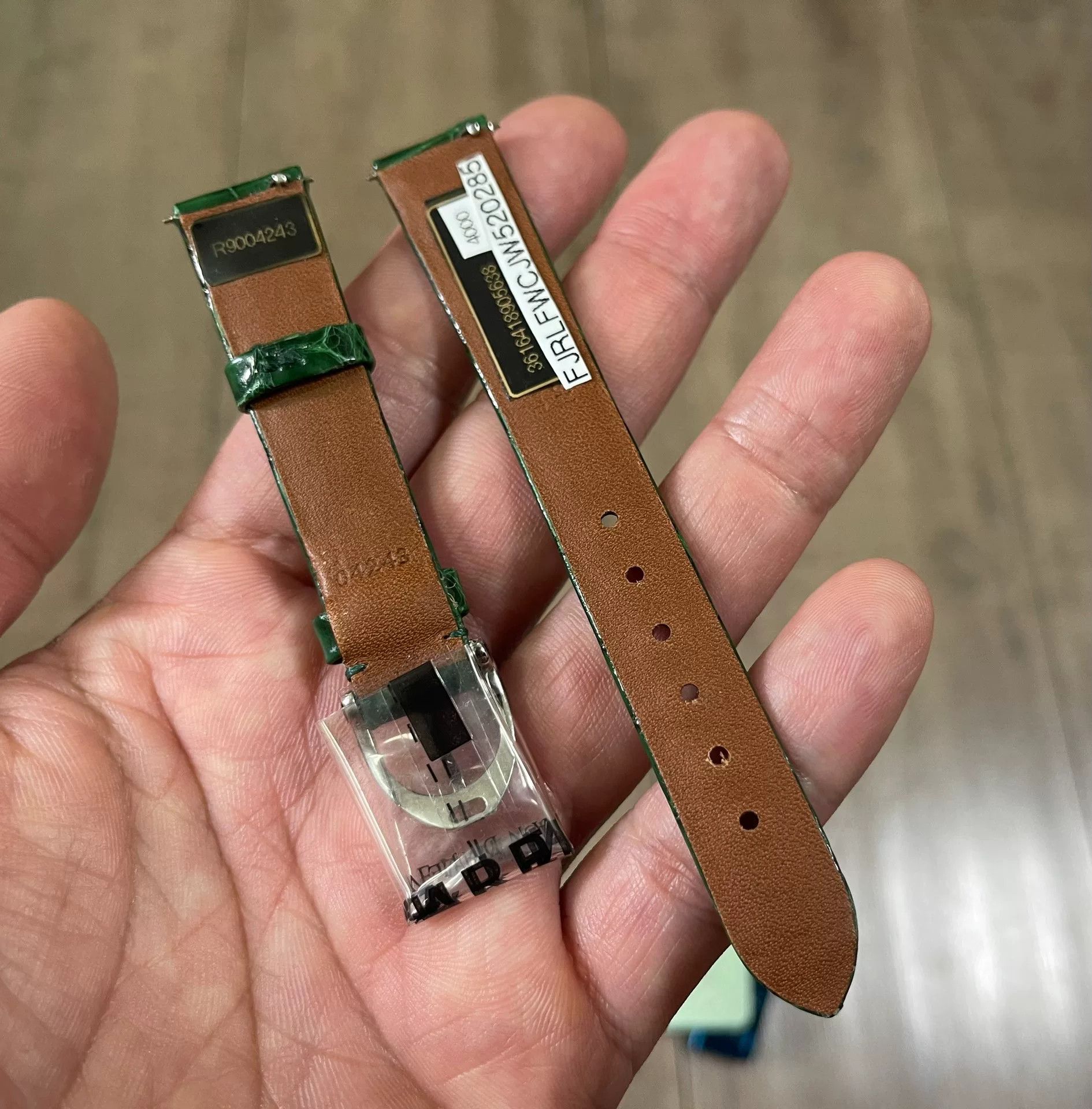 Ralph Lauren Purple Label Alligator Rolex Green Ralph Lauren Watch Strap Size ONE SIZE - 3 Thumbnail