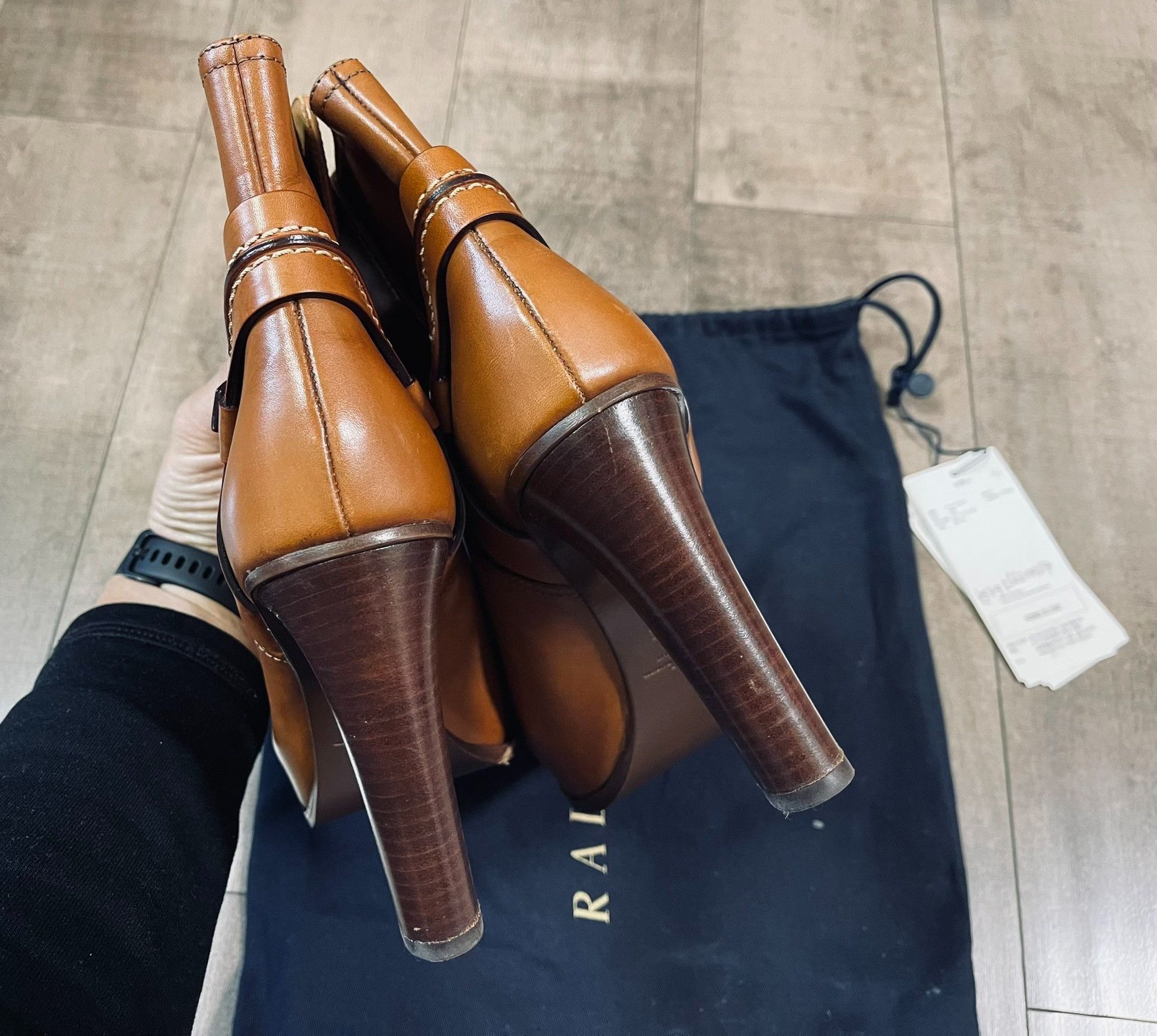 Ralph Lauren Purple Label RL Purple Label Ralph Lauren Women's Heeled Boots Size US 8 / IT 38 - 4 Thumbnail