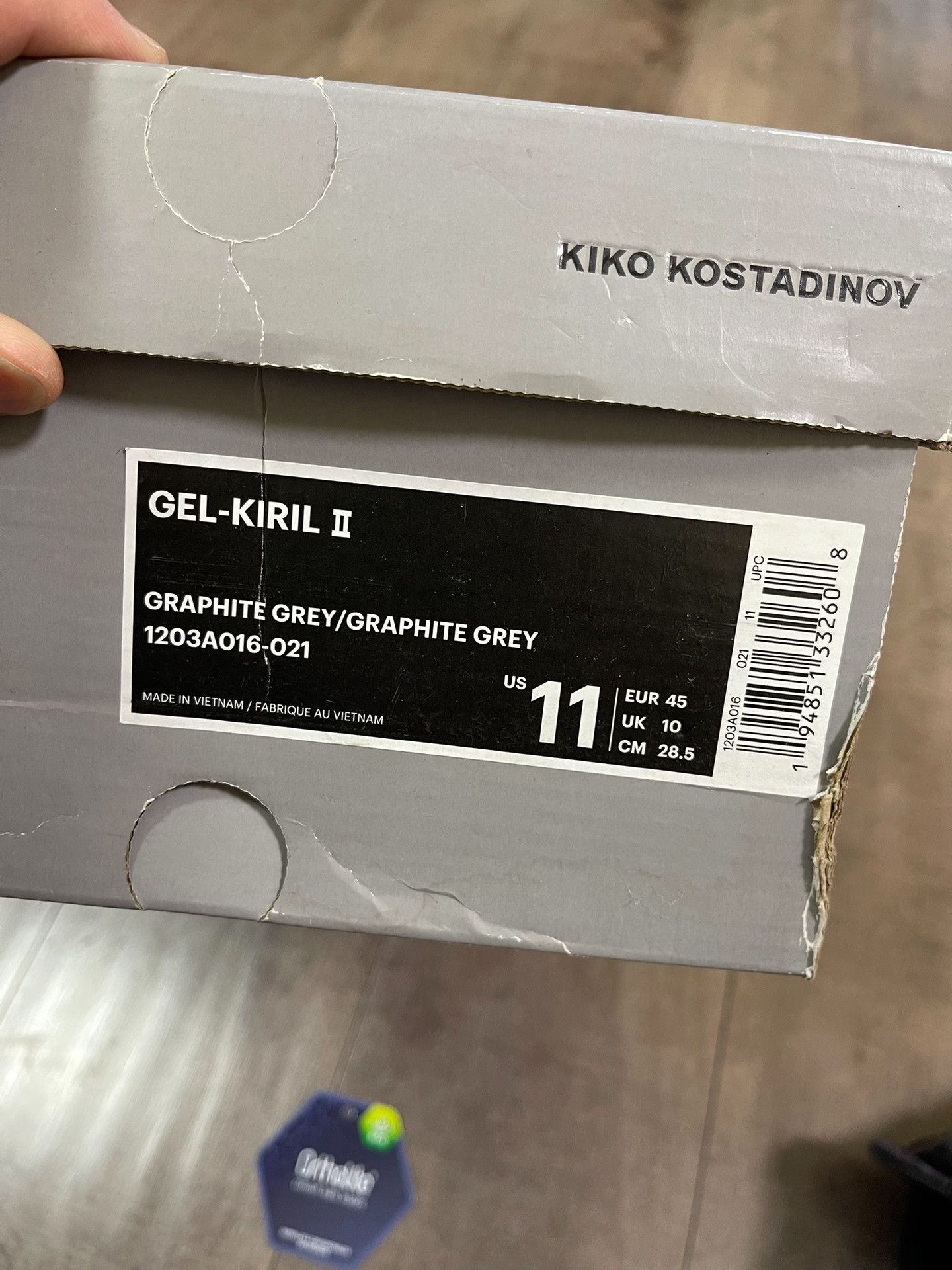 Kiko Kostadinov Kiko Kostadinov x Asics Gel-Kiril II Size US 11 / EU 44 - 9 Thumbnail