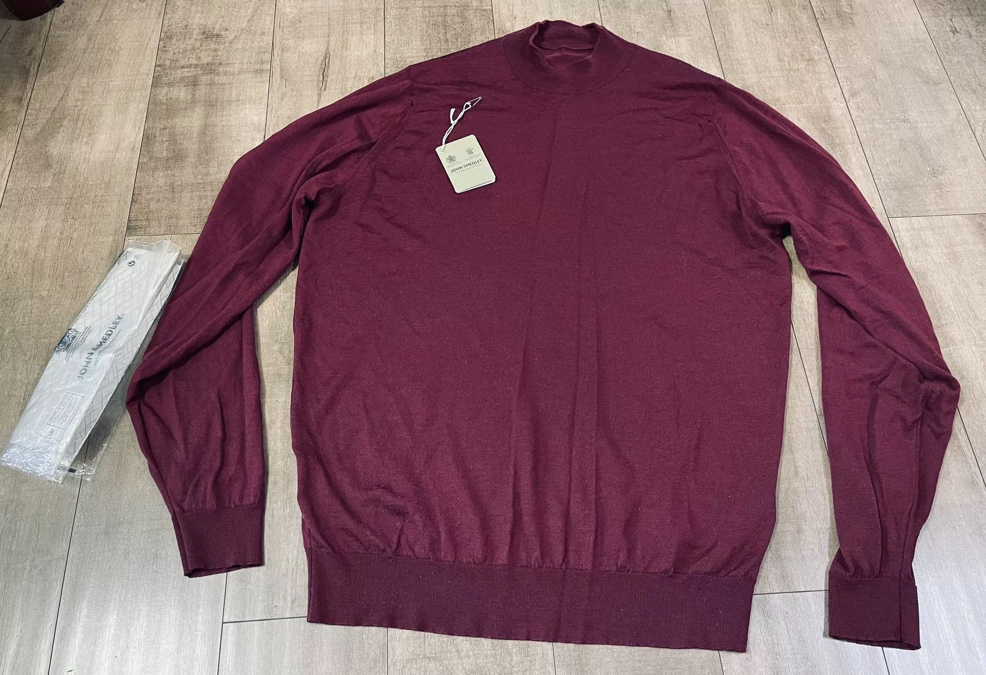 John Smedley John Smedley HARCOURT Men's Mock Neck Sweater Size US XL / EU 56 / 4 - 2 Thumbnail