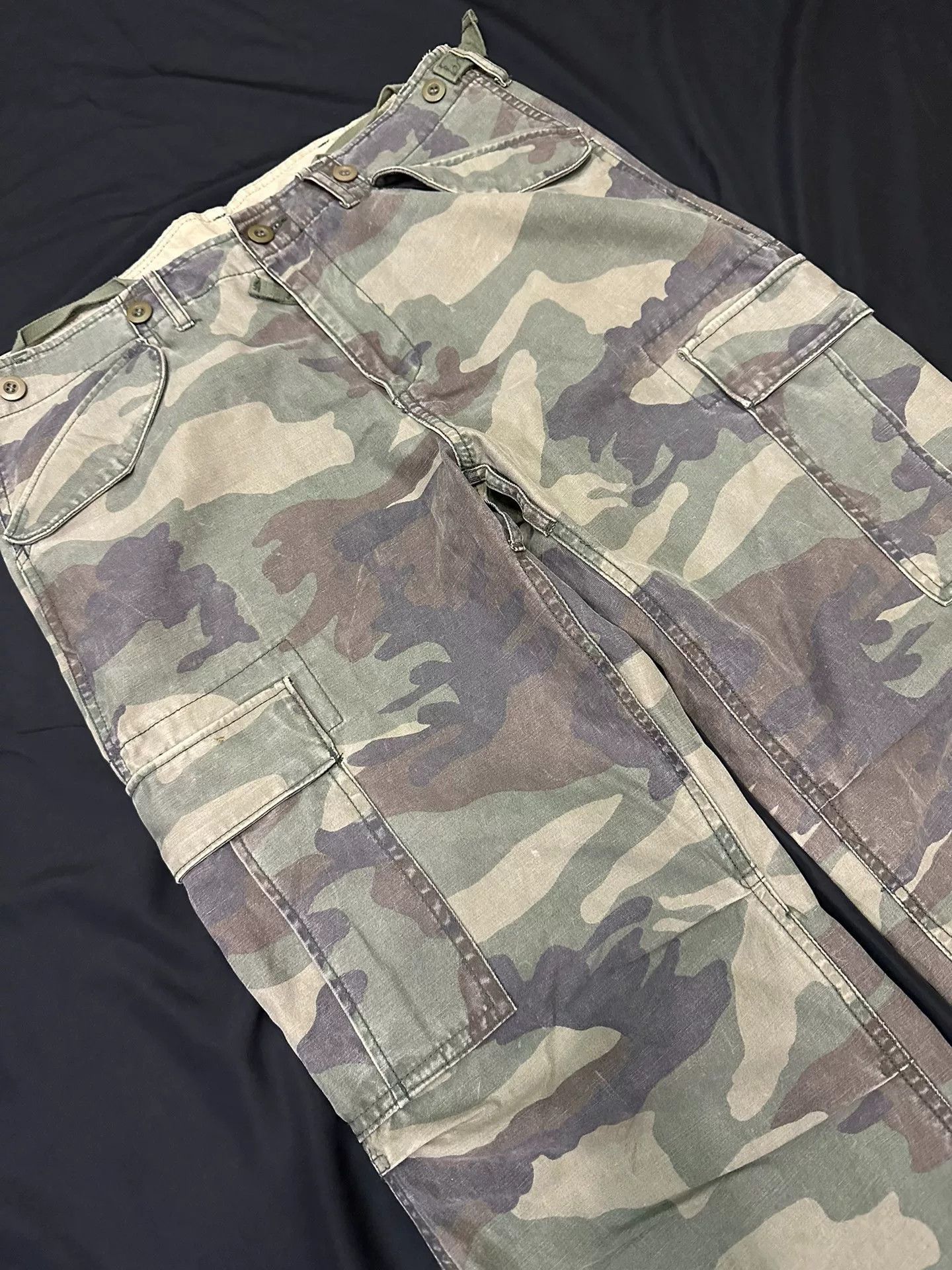 Vintage American Camo Cargo Work Pants
