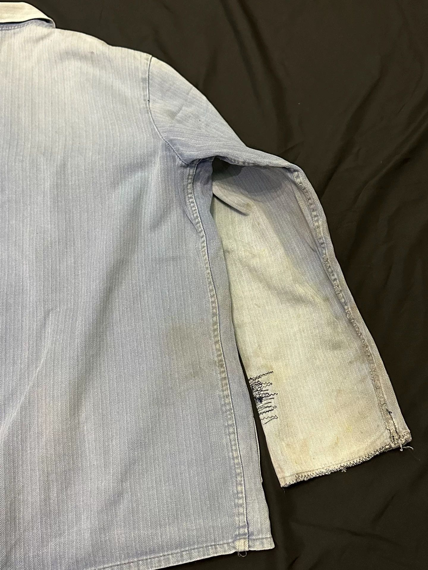 Vintage Vintage French Workwear Moleskin Boro Jacket Size US M / EU 48-50 / 2 - 8 Thumbnail
