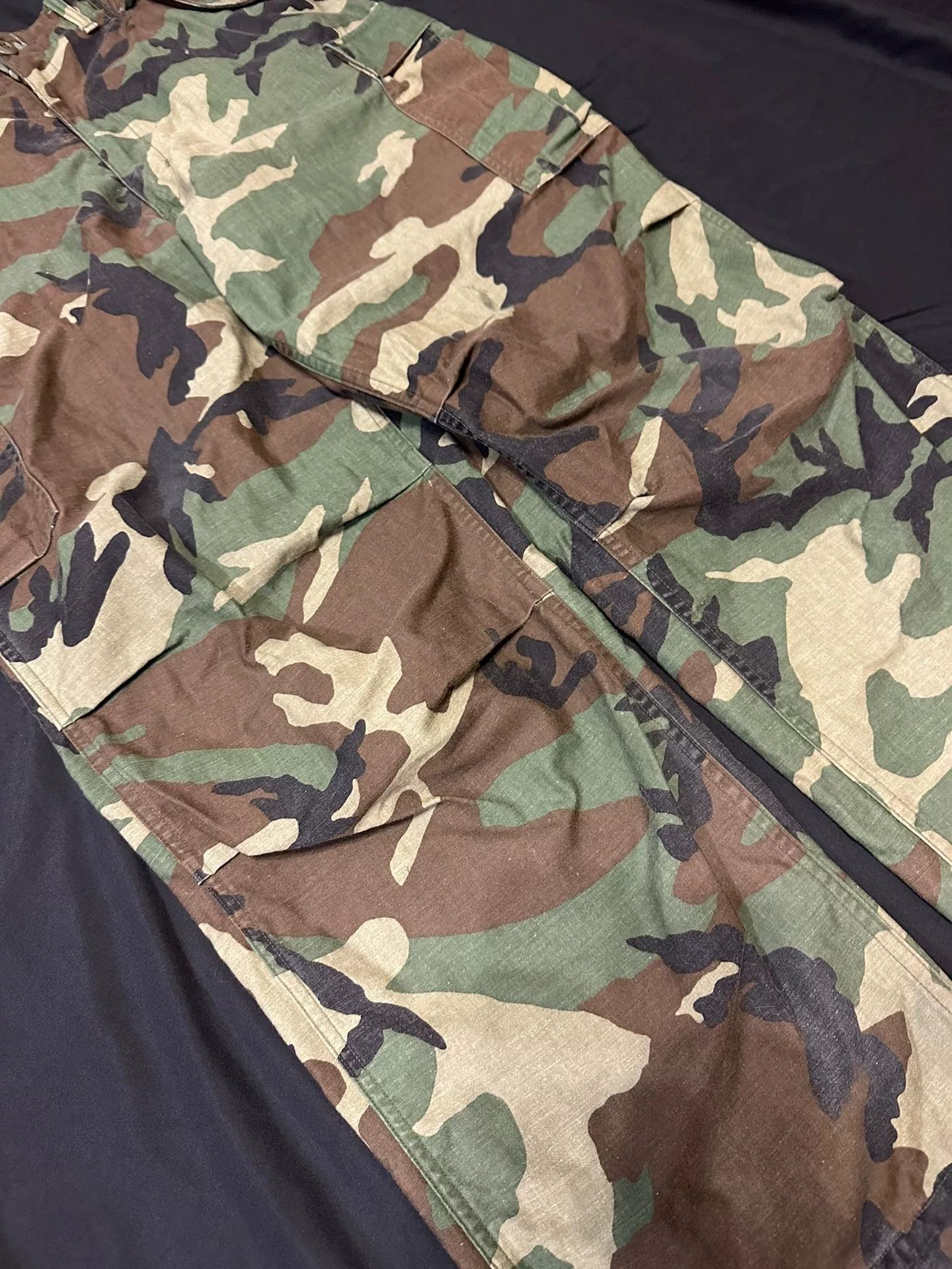 Vintage Vintage 80s M65 Camo Cargo Pants Size US 28 / EU 44 - 4 Thumbnail