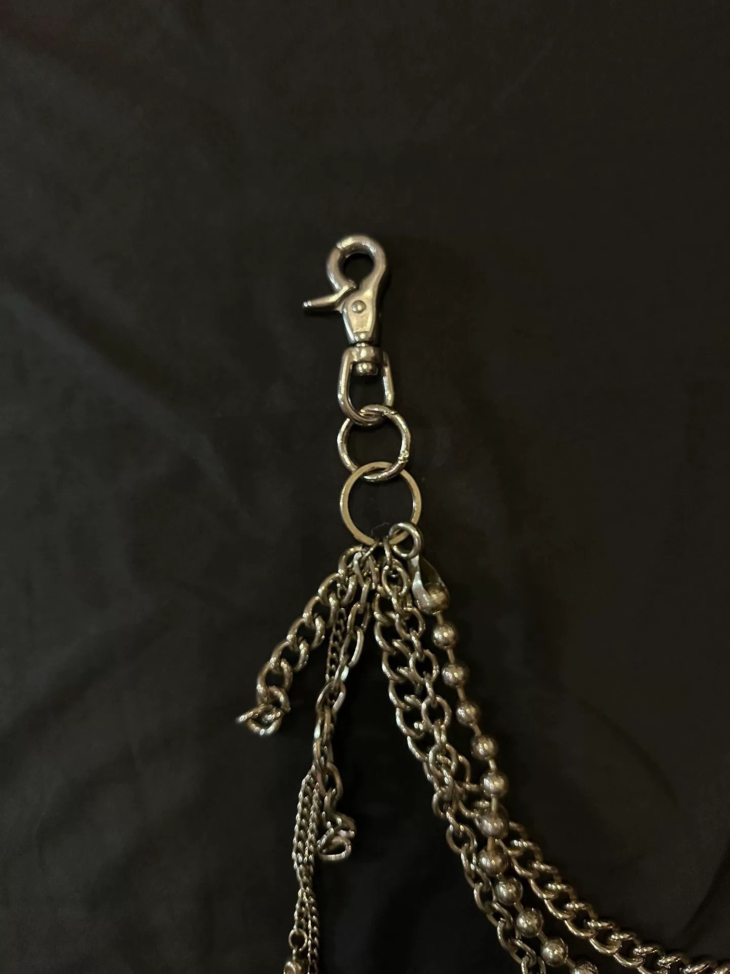 Vintage Vintage 80s Japanese Skull Triple Chain Size ONE SIZE - 3 Thumbnail