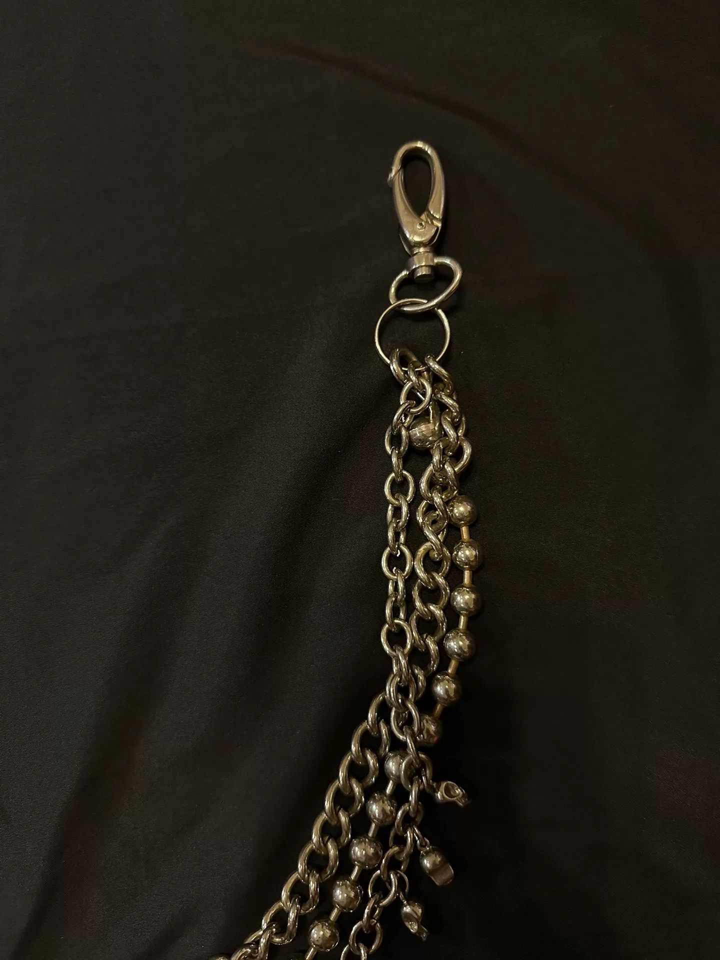 Vintage Vintage 80s Japanese Skull Triple Chain Size ONE SIZE - 4 Thumbnail