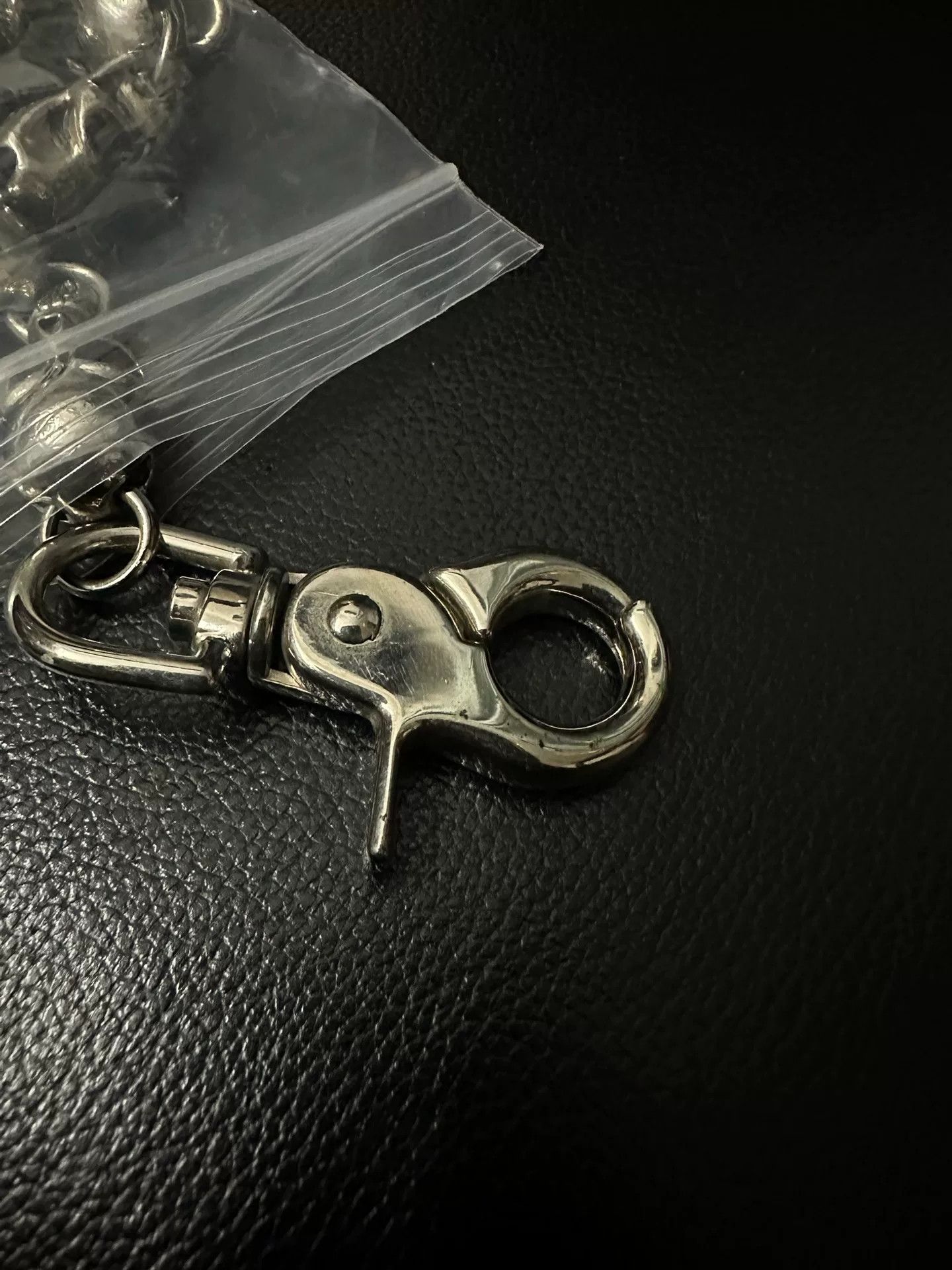 Vintage Vintage 90s Gunmetal Skull Chain Size ONE SIZE - 8 Thumbnail