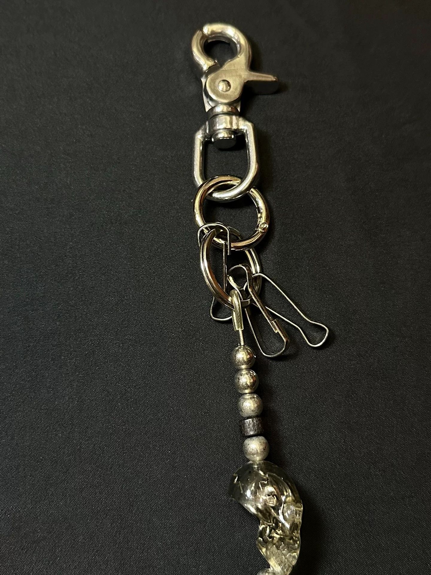 Vintage Vintage 90s Metal Skull Pants Chain Size ONE SIZE - 5 Thumbnail
