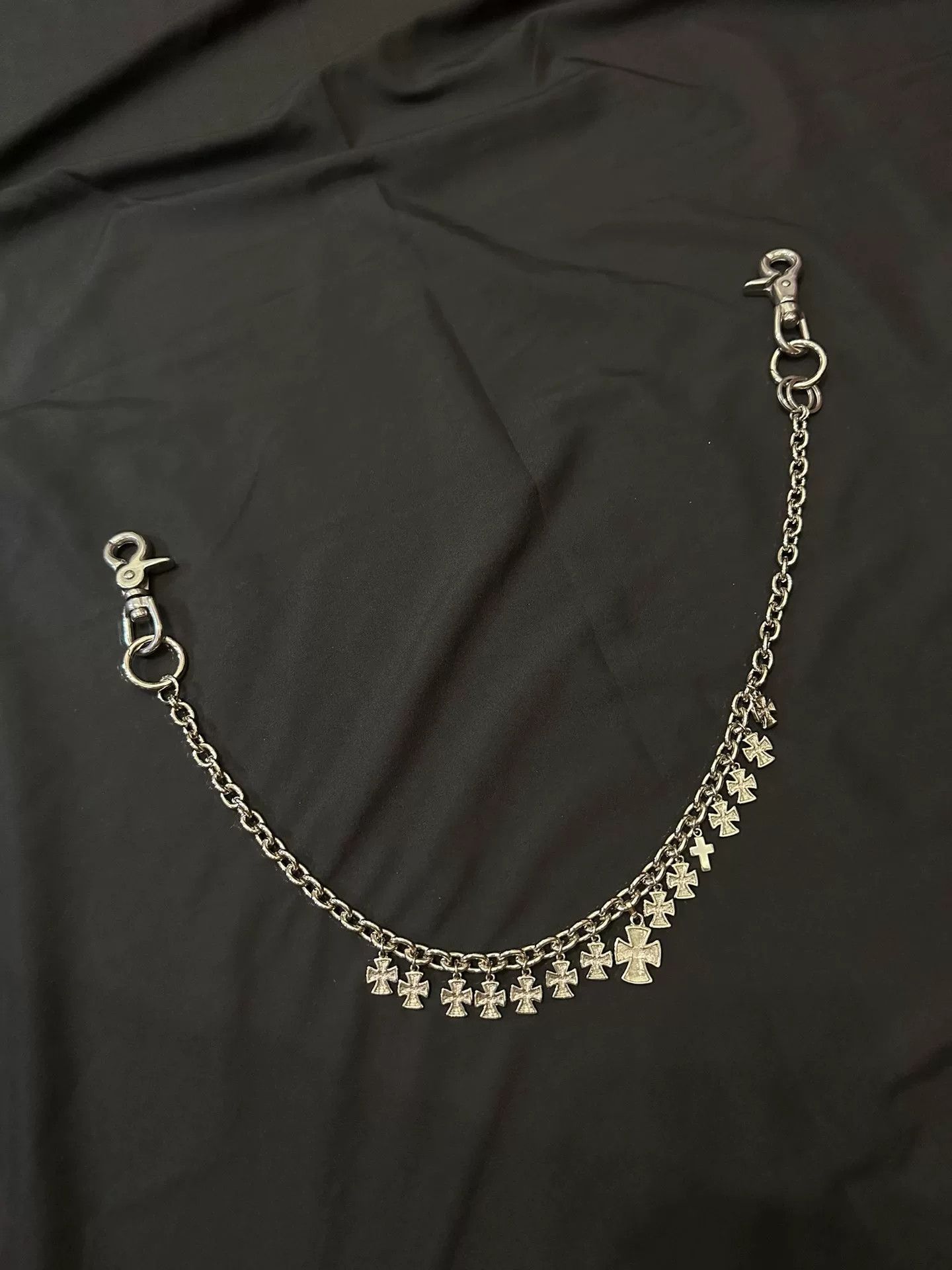 Vintage Vintage 90s Cross Pendant Pants Chain Size ONE SIZE - 9 Thumbnail