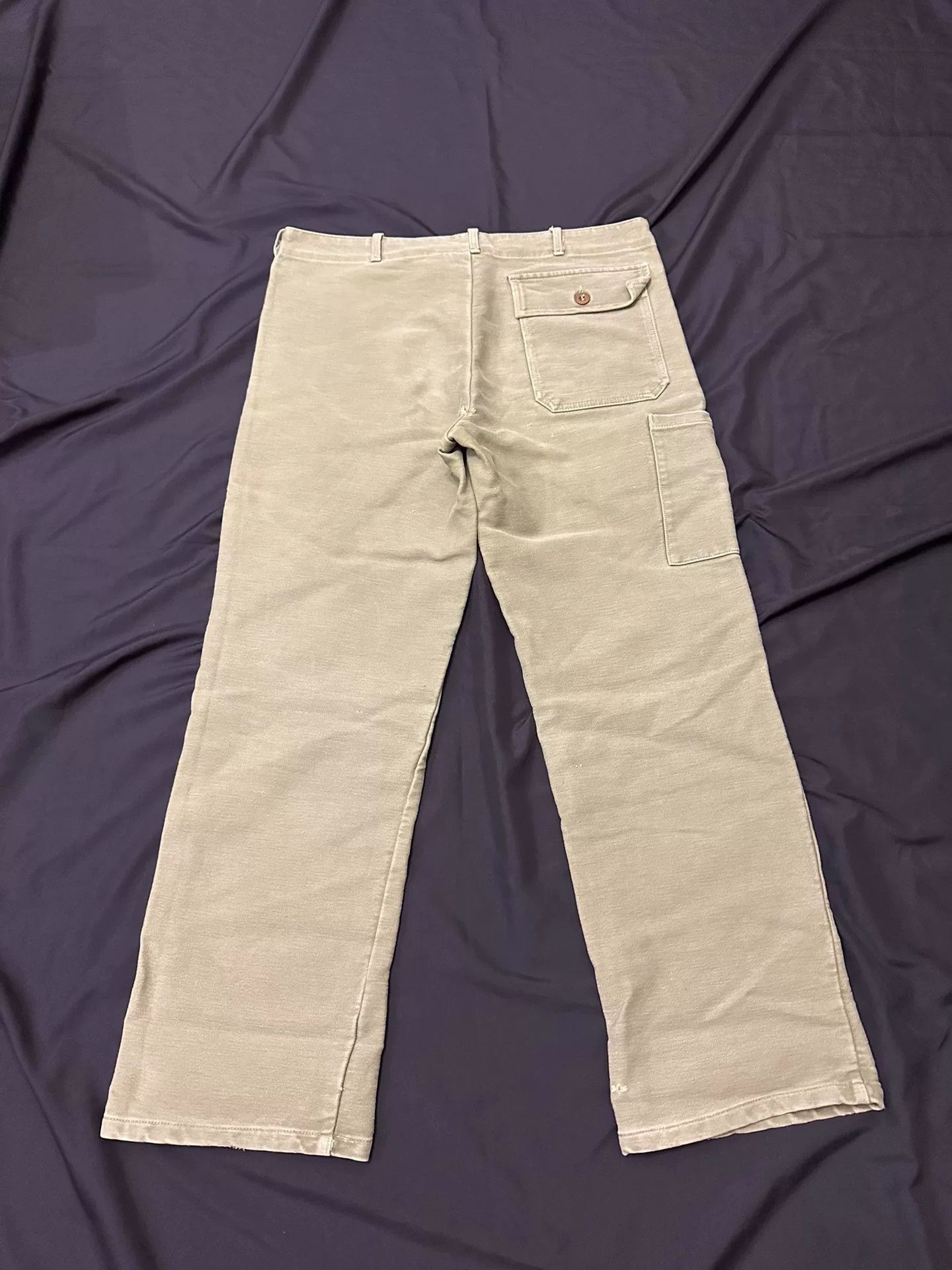 Vintage Vintage 60-70s French Workwear Cargo Pants Size US 36 / EU 52 - 4 Thumbnail