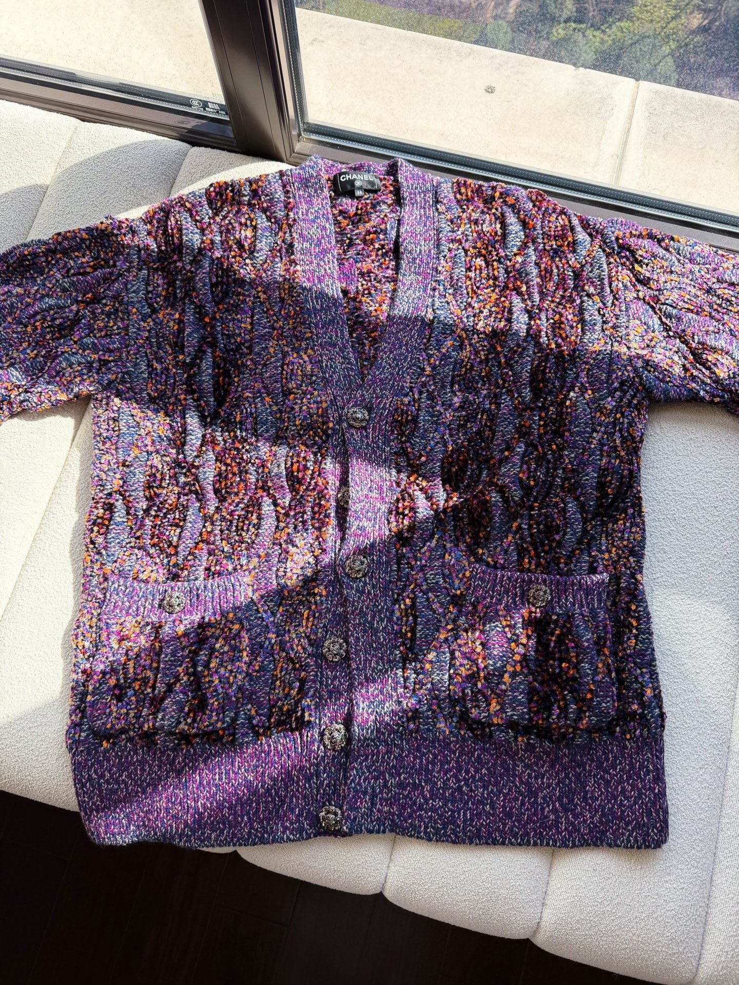 Chanel Chanel 22K Women's Knit Cardigan Size S / US 4 / IT 40 - 5 Thumbnail