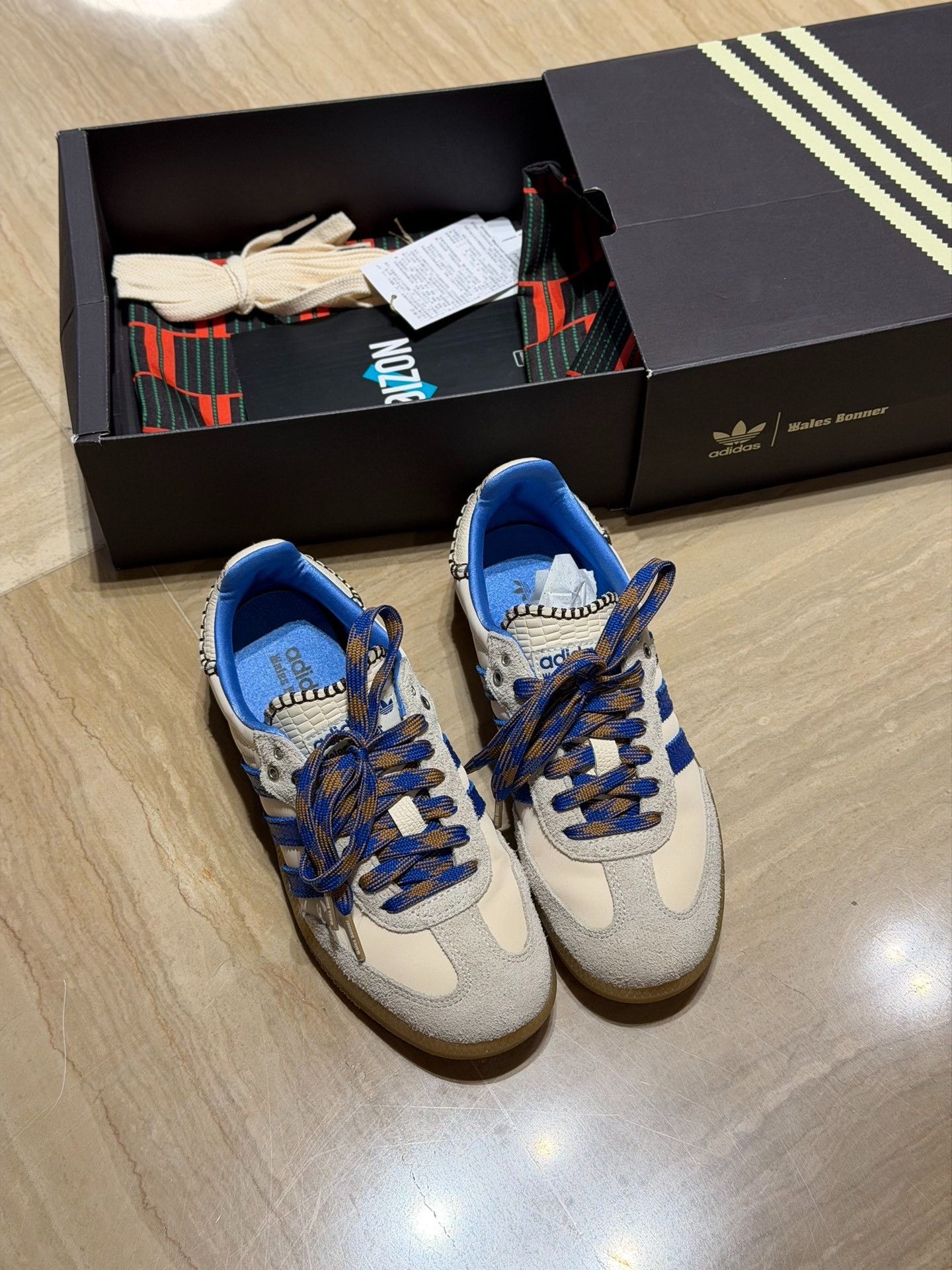 Wales Bonner Wales Bonner x adidas Samba Low Top Size US 6.5 / IT 36.5 - 3 Thumbnail