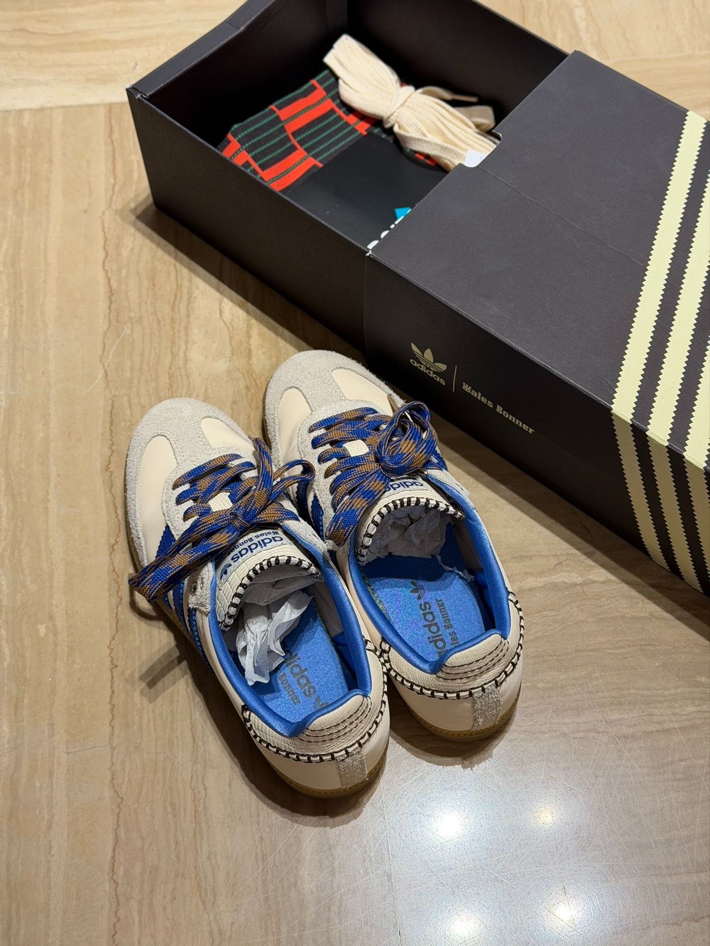 Wales Bonner Wales Bonner x adidas Samba Low Top Size US 6.5 / IT 36.5 - 2 Thumbnail