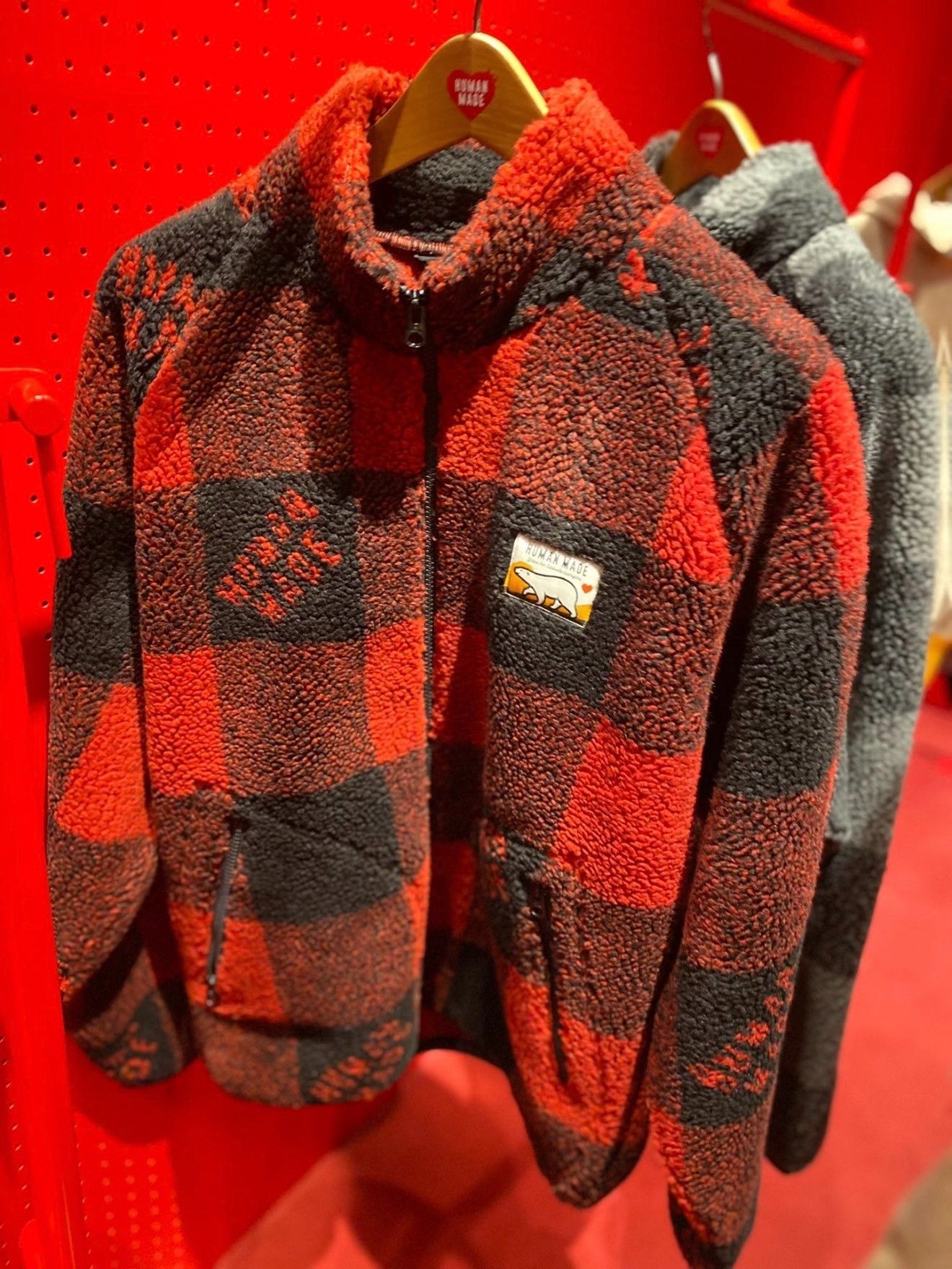 Human Made HUMAN MADE FW22 Polar Bear Plaid Fleece Jacket Size US S / EU 44-46 / 1 - 7 Thumbnail