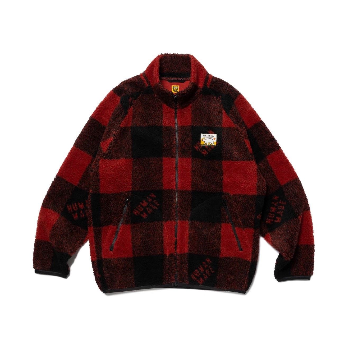 Human Made HUMAN MADE FW22 Polar Bear Plaid Fleece Jacket Size US S / EU 44-46 / 1 - 8 Thumbnail