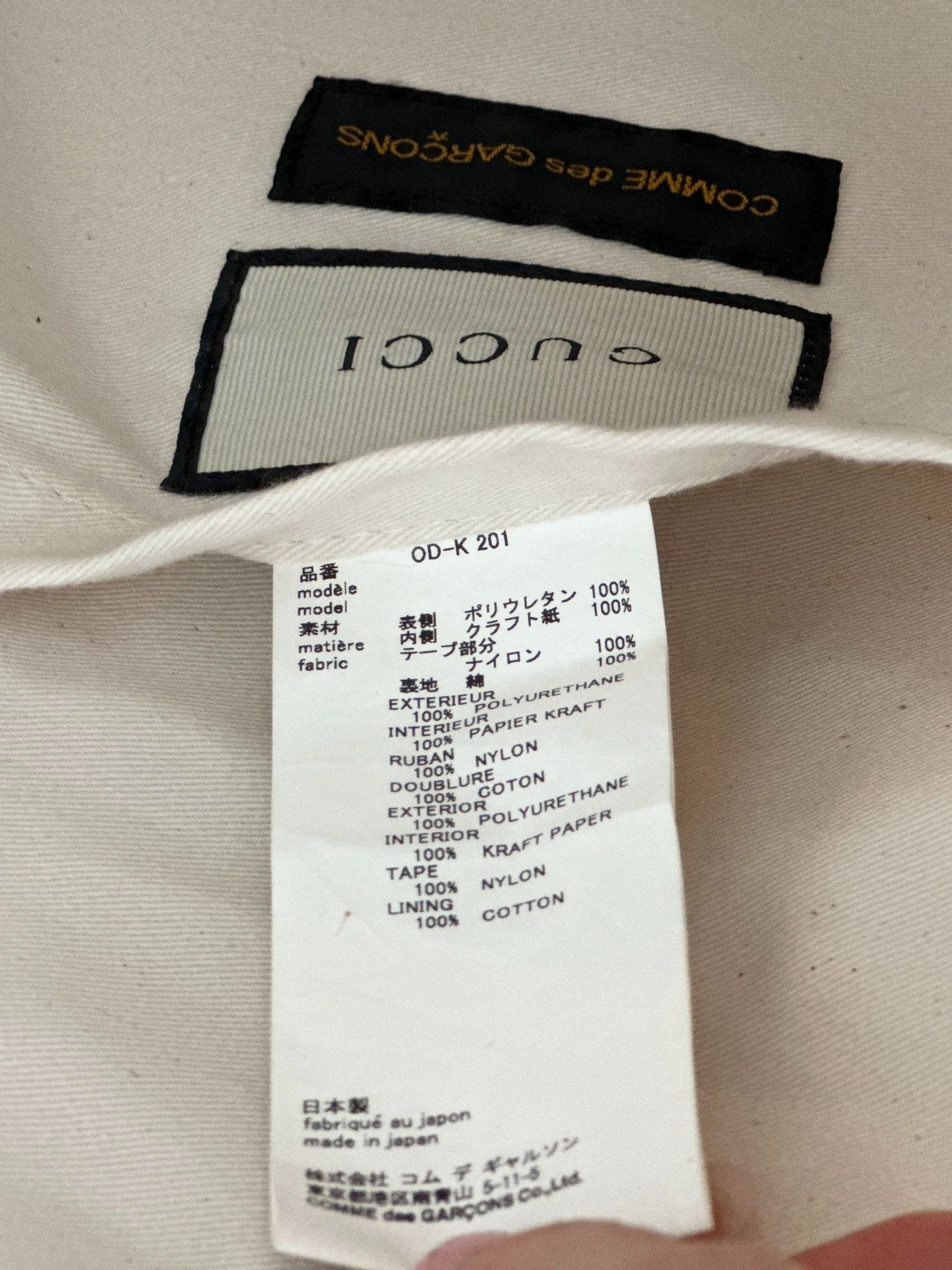 Comme des Garcons CDG x Gucci Limited Edition Tote Bag Size ONE SIZE - 8 Thumbnail