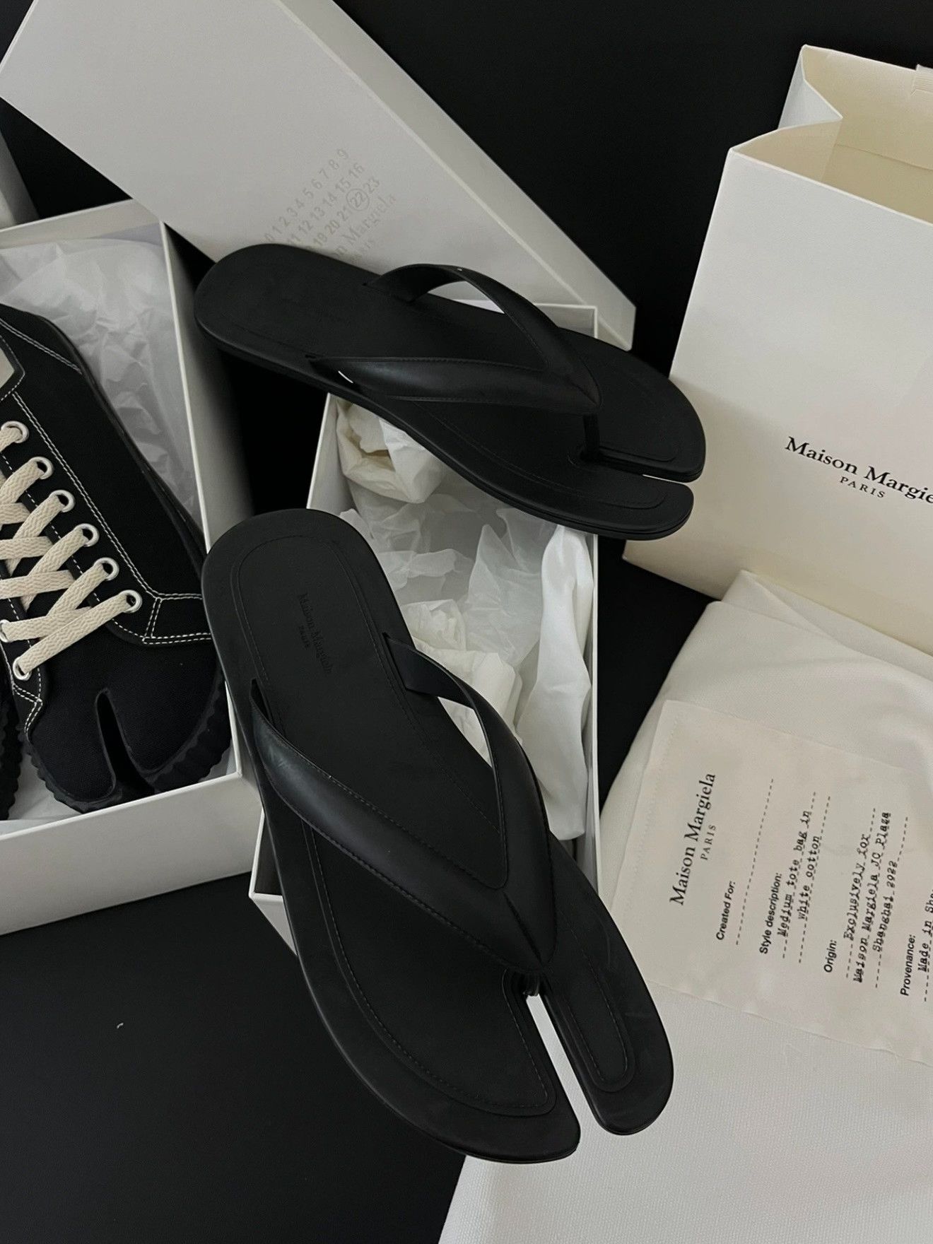Maison Margiela Maison Margiela Tabi Split-Toe Flip-Flops Size US 6 / IT 36 - 8 Thumbnail