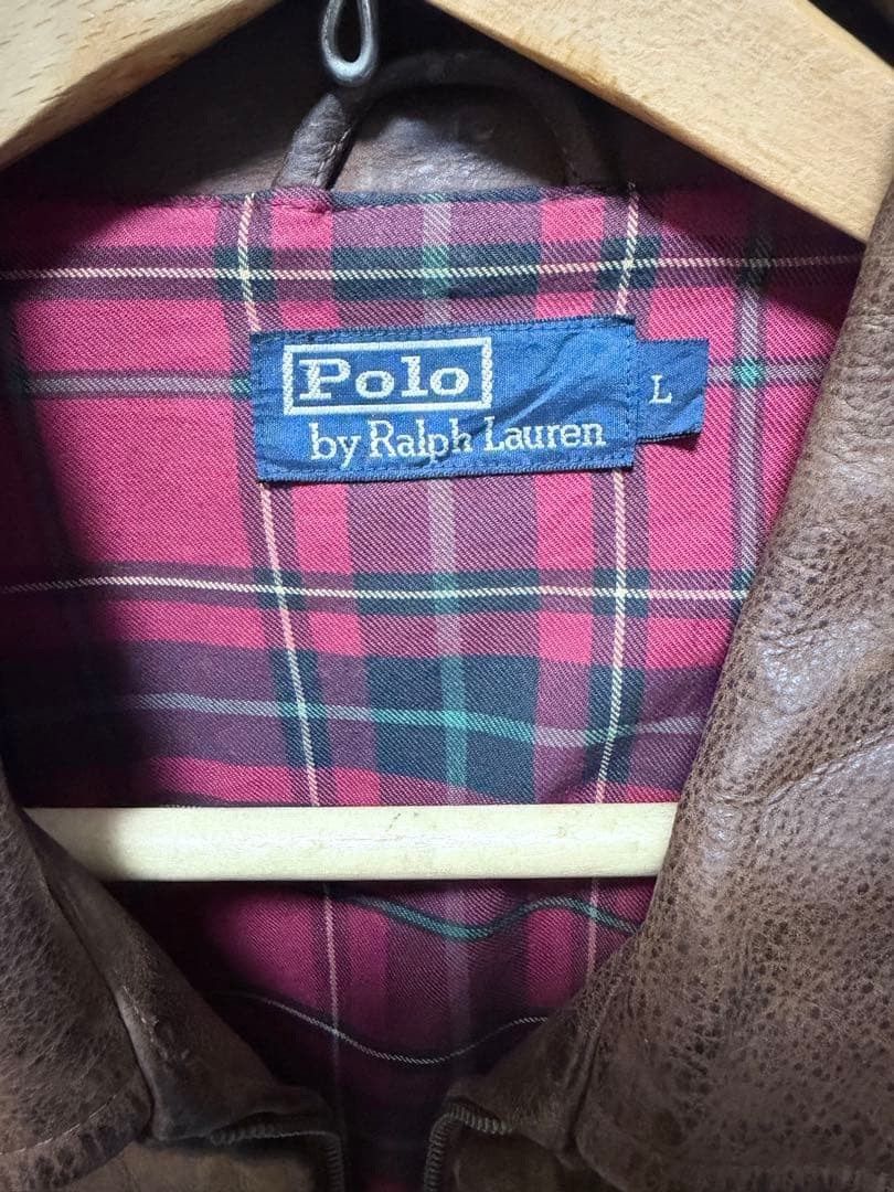 Ralph Lauren Ralph Lauren Distressed Thick Cowhide Jacket Size US L / EU 52-54 / 3 - 3 Thumbnail