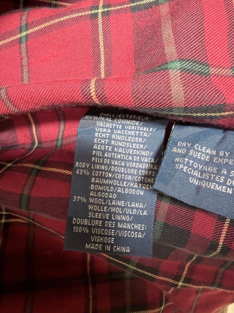 Ralph Lauren Ralph Lauren Distressed Thick Cowhide Jacket Size US L / EU 52-54 / 3 - 4 Thumbnail