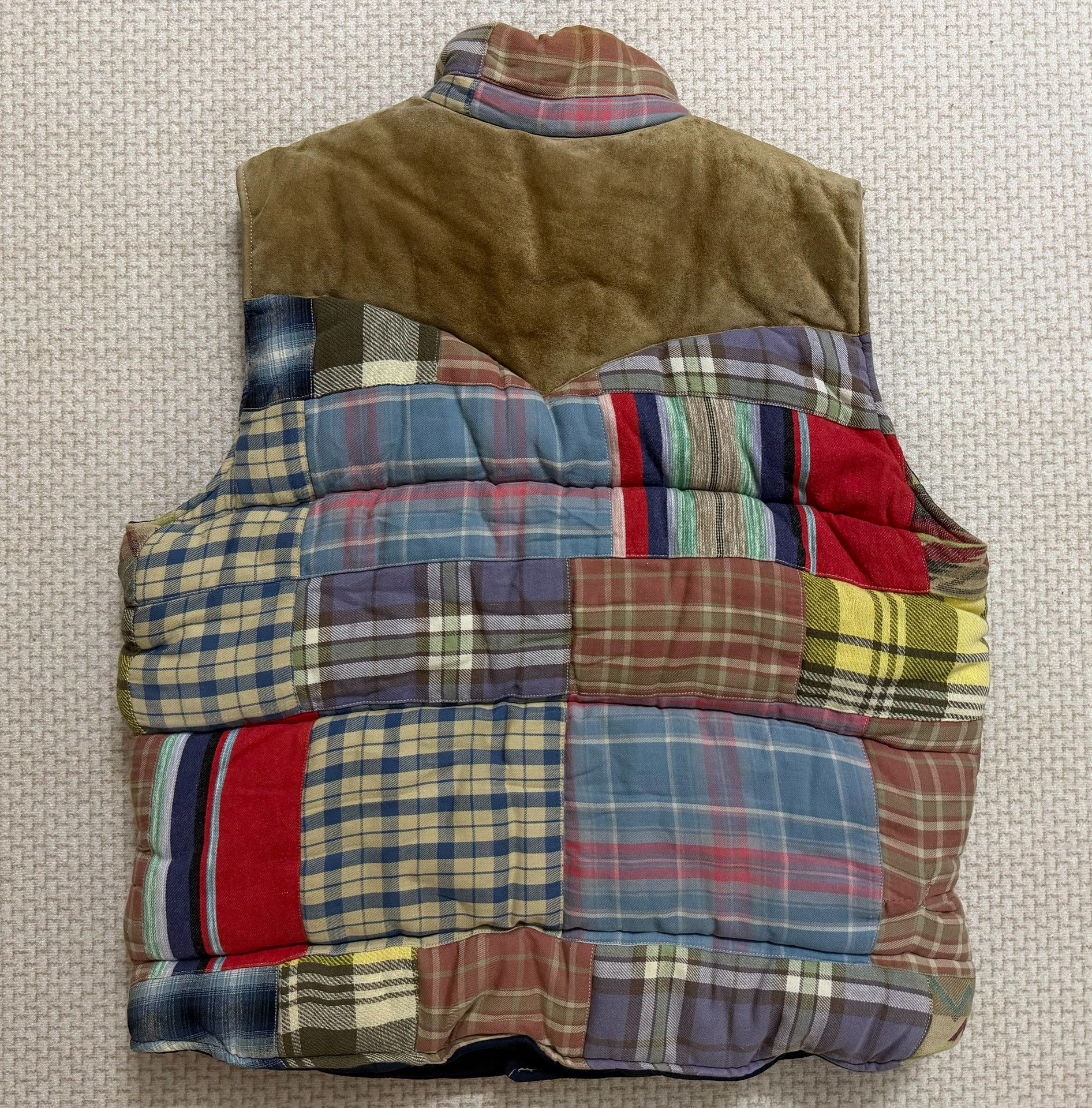 Denim & Supply Ralph Lauren Ralph Lauren Denim Supply Patchwork Vest Size US L / EU 52-54 / 3 - 2 Thumbnail