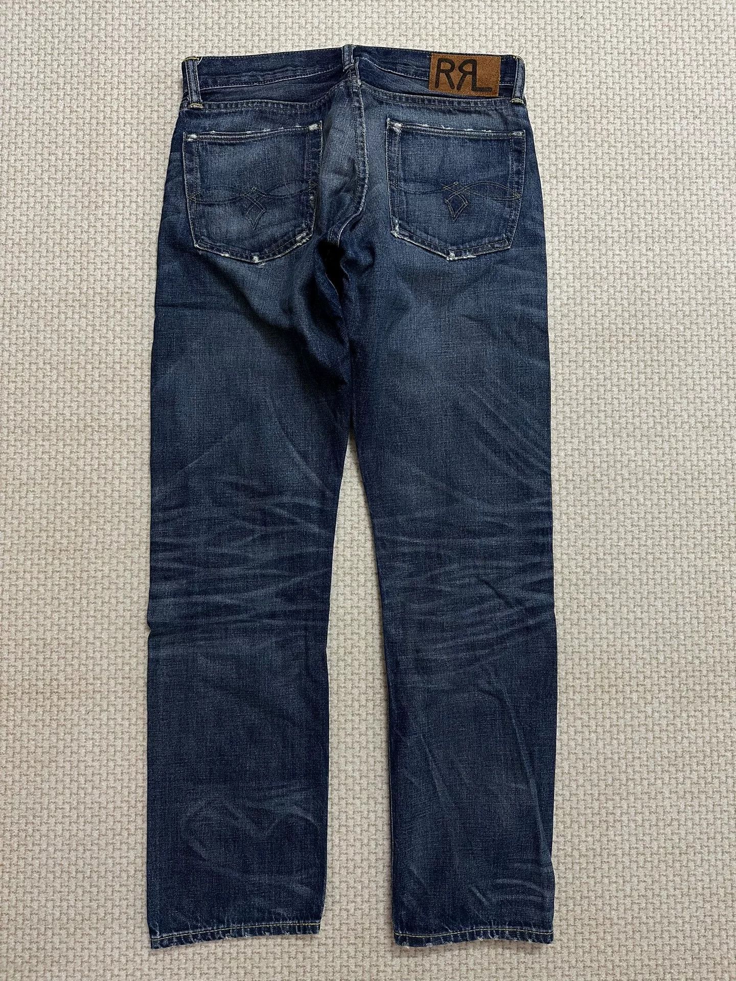 RRL Ralph Lauren RRL 2015 Depp Style Washed Patched Jeans Size US 31 - 3 Thumbnail