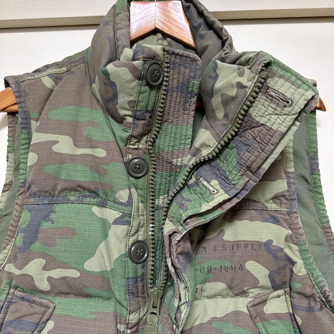 Denim & Supply Ralph Lauren Ralph Lauren Denim Supply Camouflage Vest Size US S / EU 44-46 / 1 - 4 Thumbnail