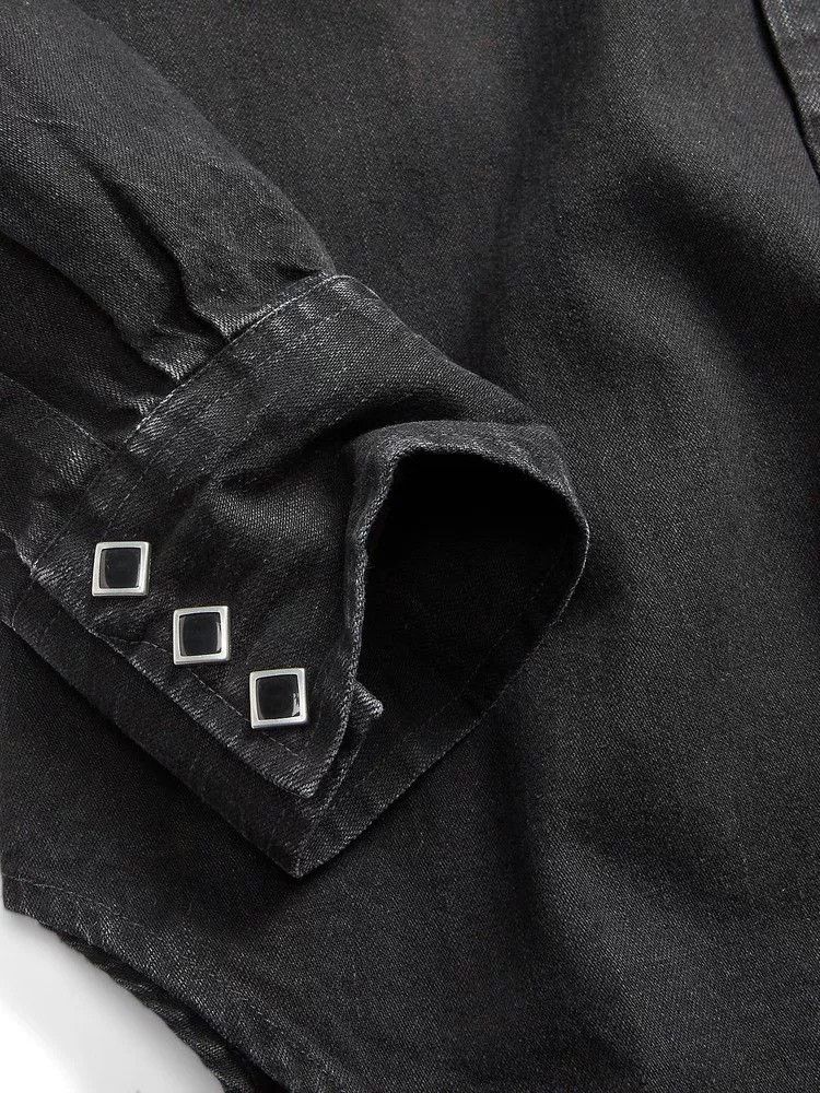 RRL Ralph Lauren RRL Classic Indigo Cotton Western Shirt Size US M / EU 48-50 / 2 - 5 Thumbnail