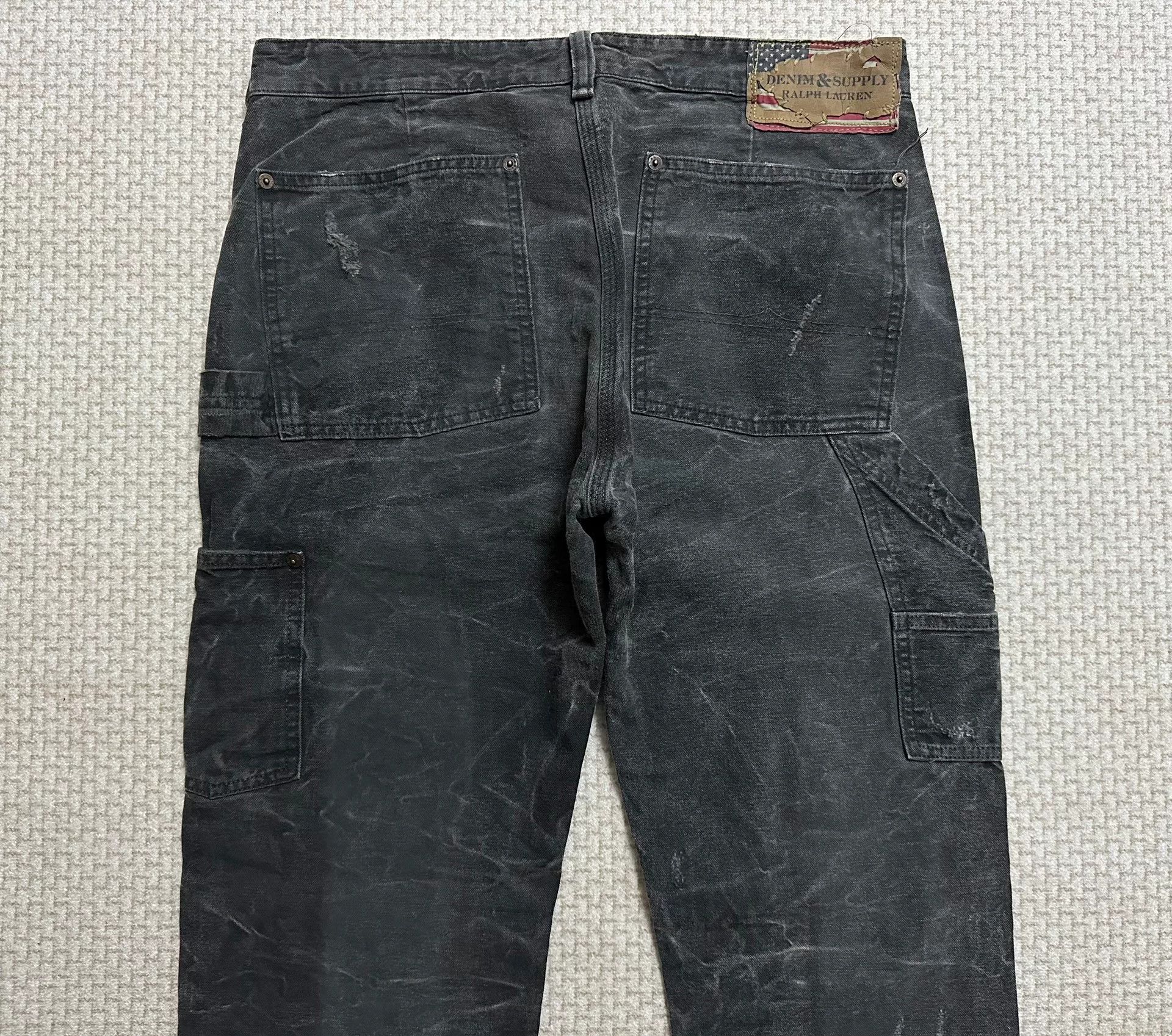 Denim & Supply Ralph Lauren Ralph Lauren Distressed Work Pants Size US 33 - 6 Thumbnail