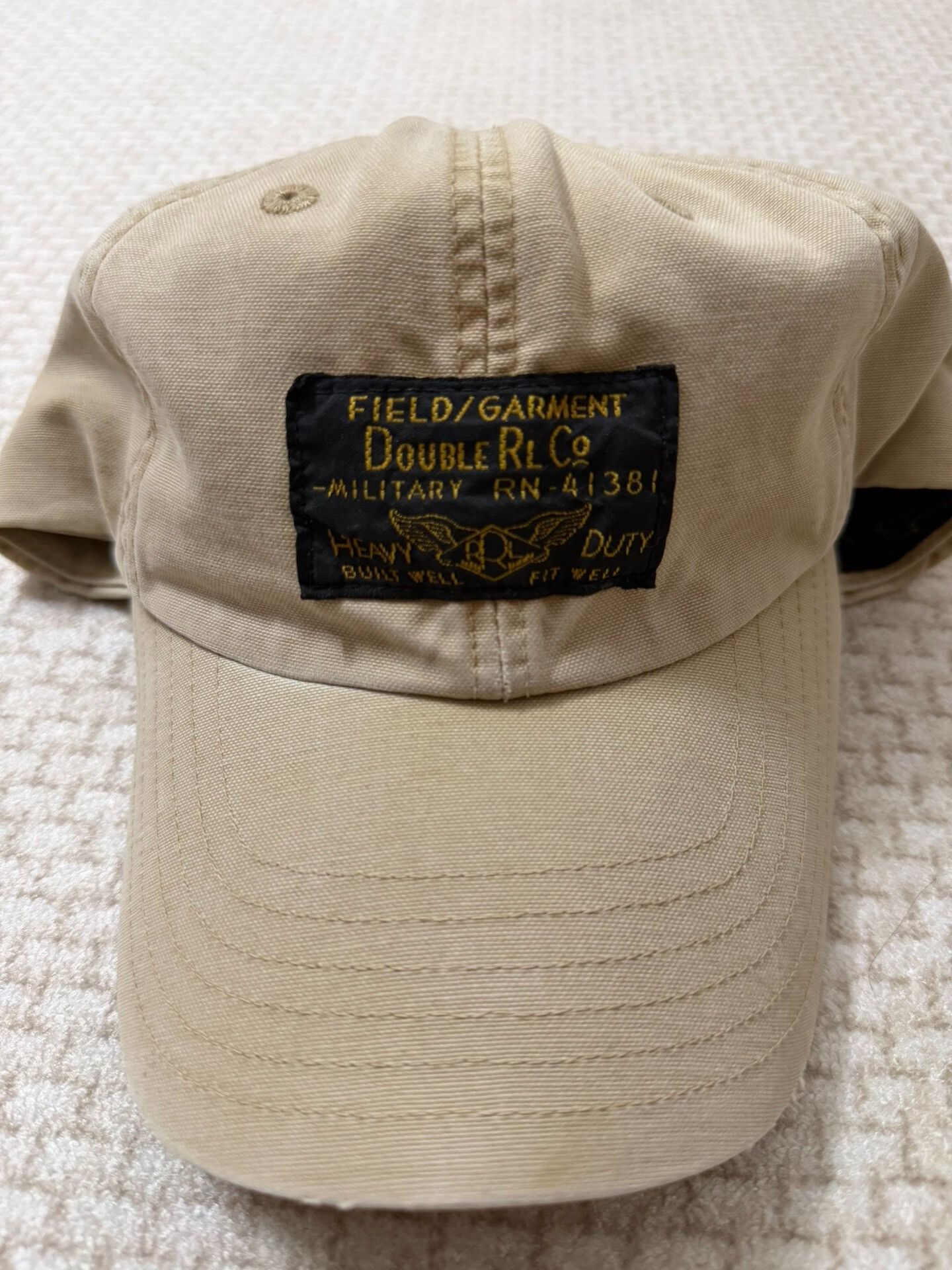 RRL Ralph Lauren RRL Vintage Three-Star Wing Patch Cap Size ONE SIZE - 2 Thumbnail