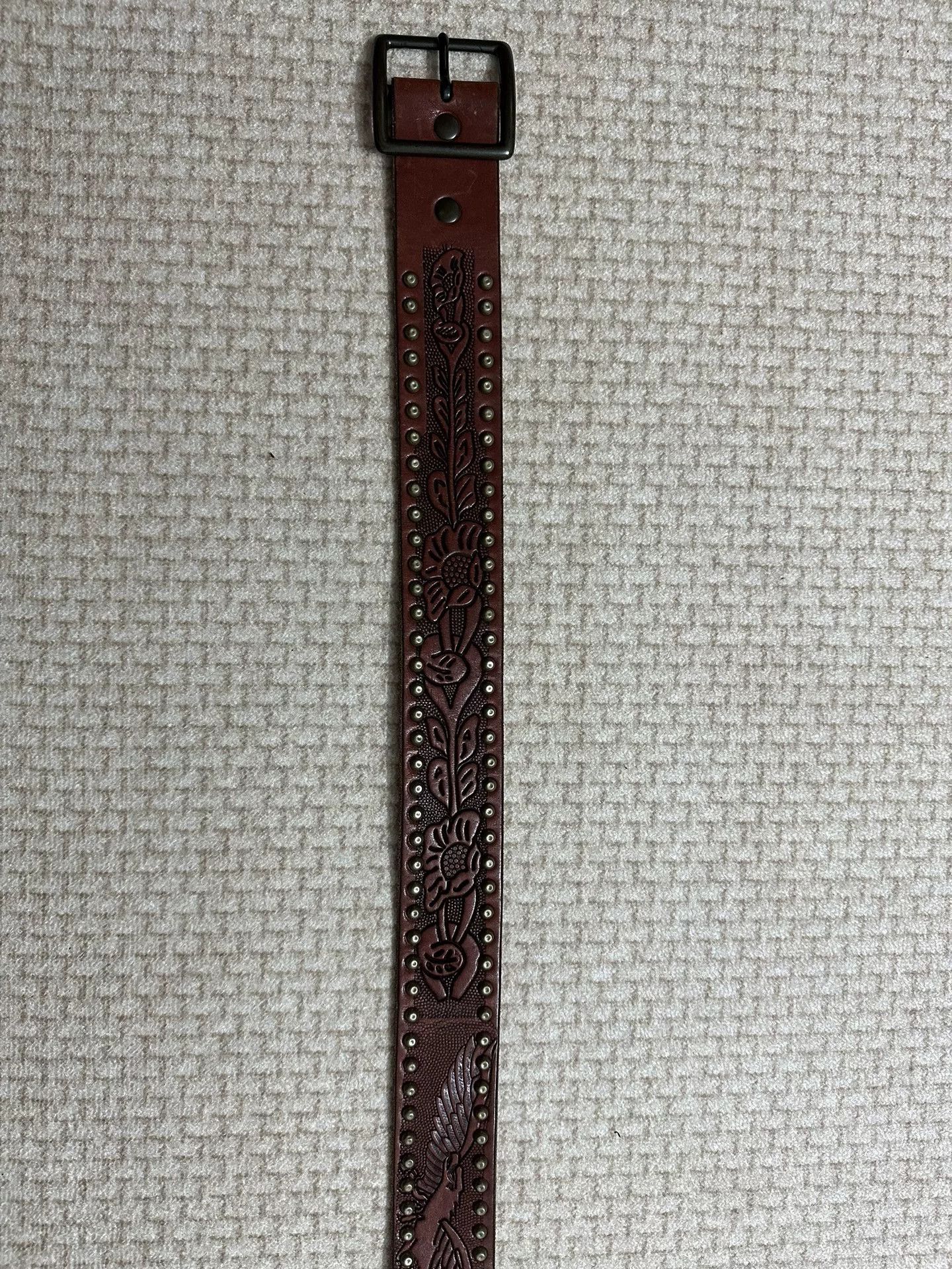 Polo Ralph Lauren Ralph Lauren Carved Rivet Leather Belt Size ONE SIZE - 3 Thumbnail