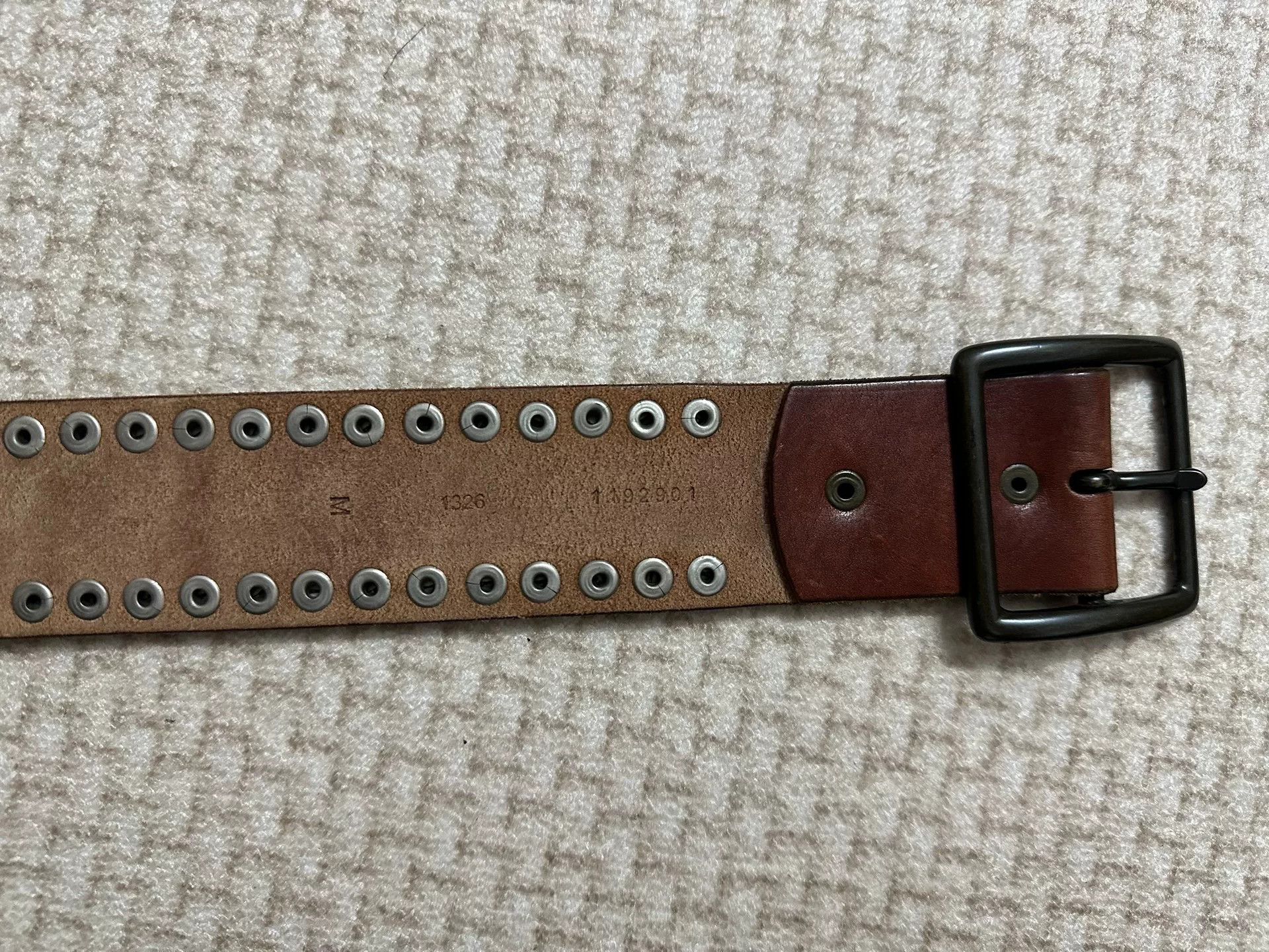 Polo Ralph Lauren Ralph Lauren Carved Rivet Leather Belt Size ONE SIZE - 7 Thumbnail