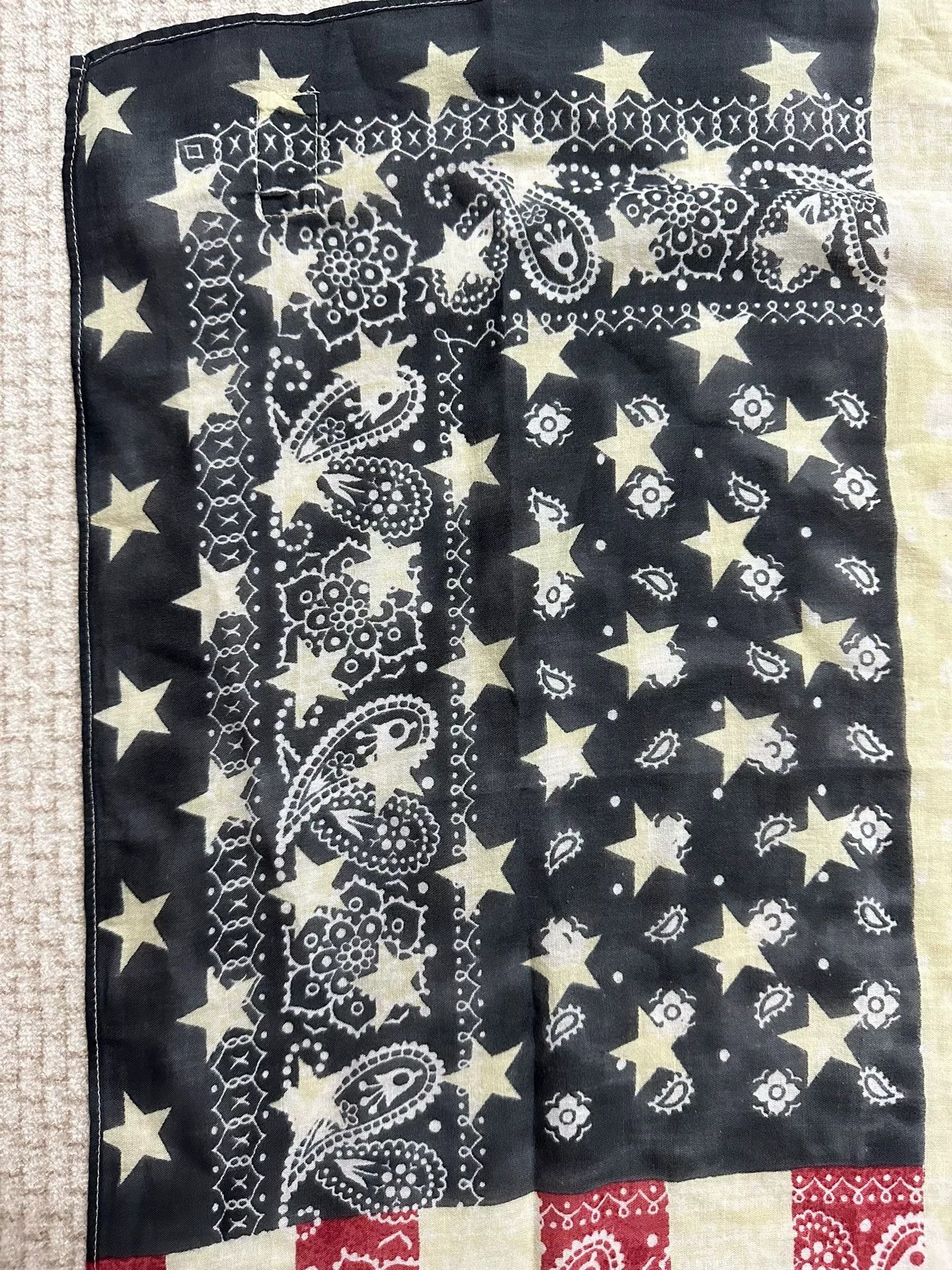 Denim & Supply Ralph Lauren Ralph Lauren Paisley Stars Stripes Bandana Size ONE SIZE - 3 Thumbnail