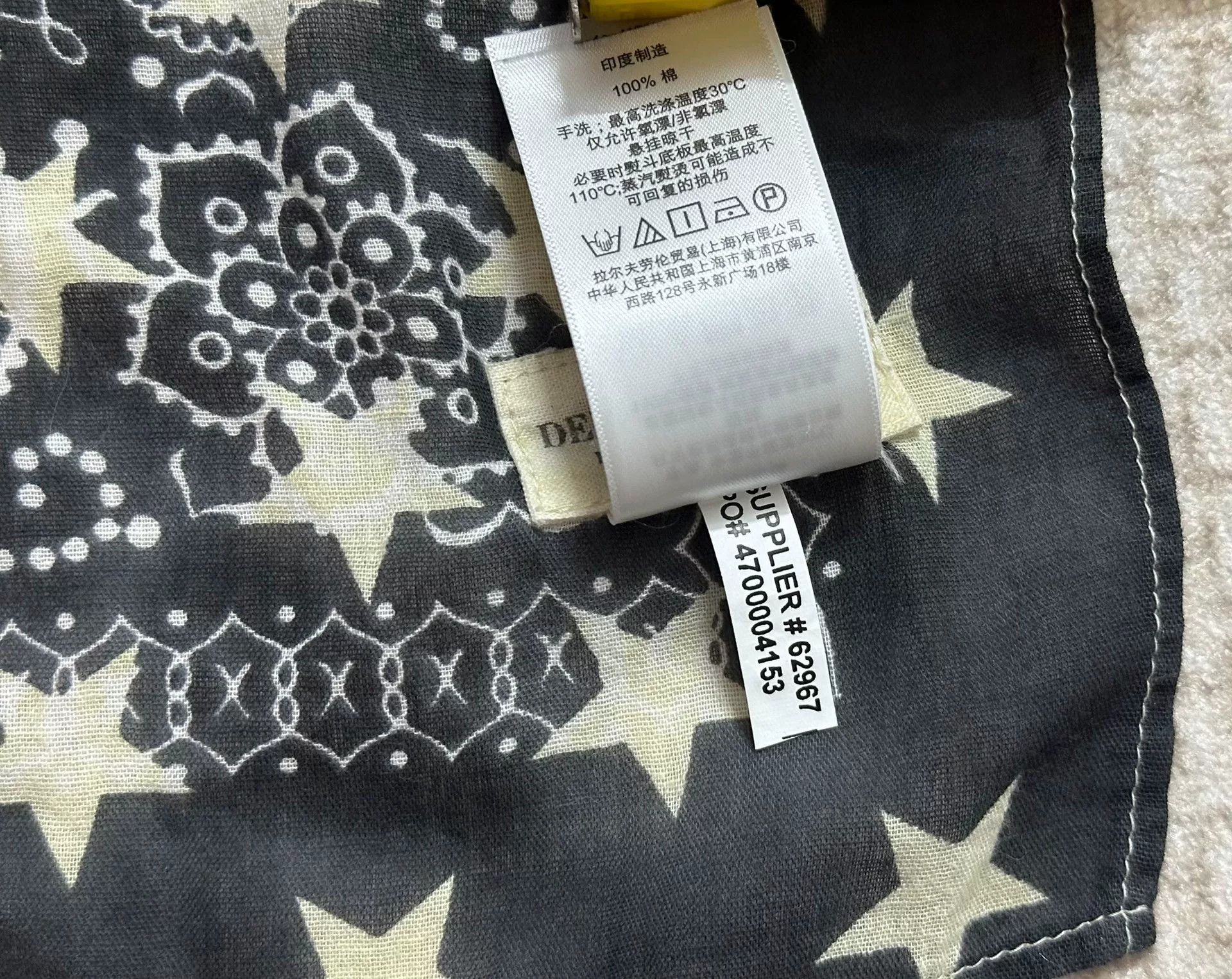 Denim & Supply Ralph Lauren Ralph Lauren Paisley Stars Stripes Bandana Size ONE SIZE - 6 Thumbnail
