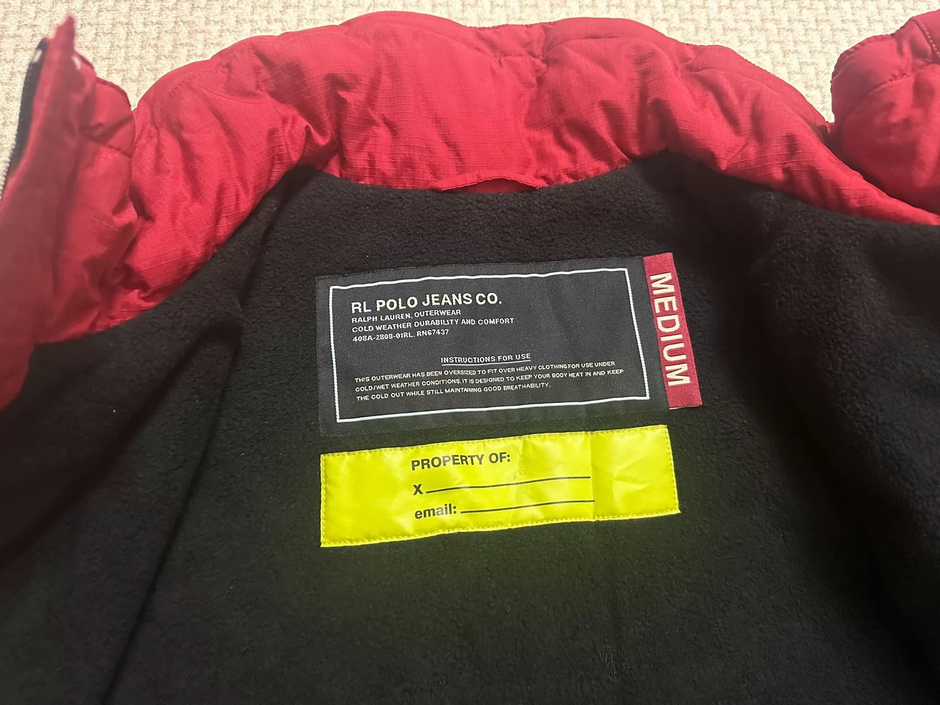 RRL Ralph Lauren Ralph Lauren Red Gray Colorblock Jacket Size US M / EU 48-50 / 2 - 3 Thumbnail