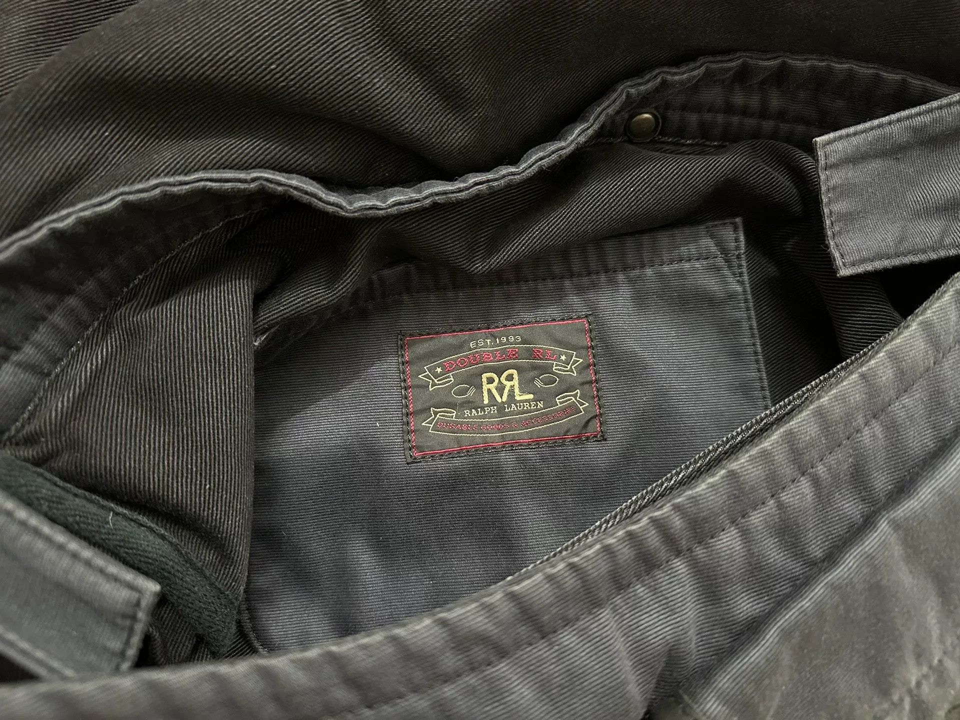 RRL Ralph Lauren RRL Double RL Canvas Leather Messenger Bag Size ONE SIZE - 6 Thumbnail