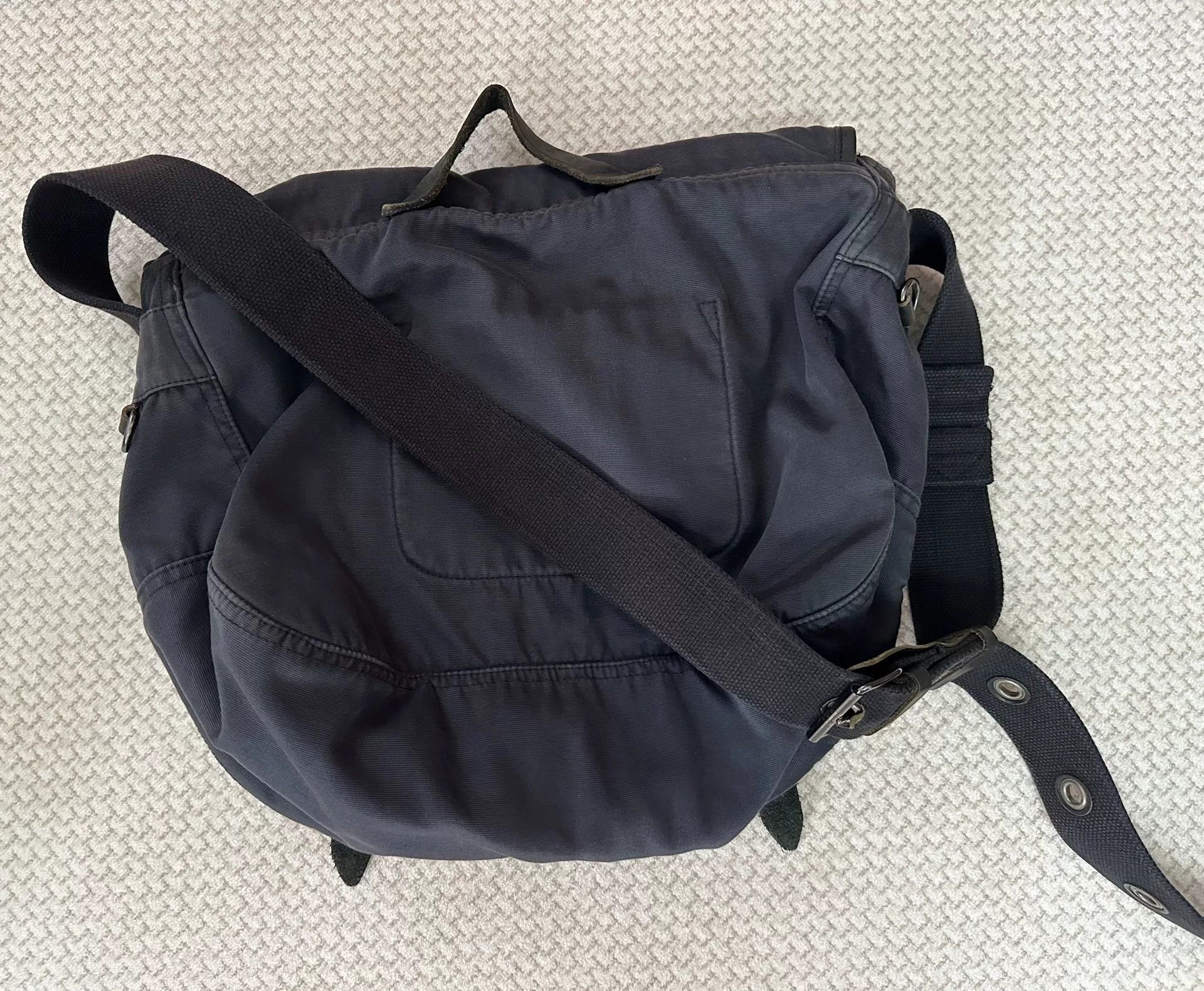 RRL Ralph Lauren RRL Double RL Canvas Leather Messenger Bag Size ONE SIZE - 2 Thumbnail