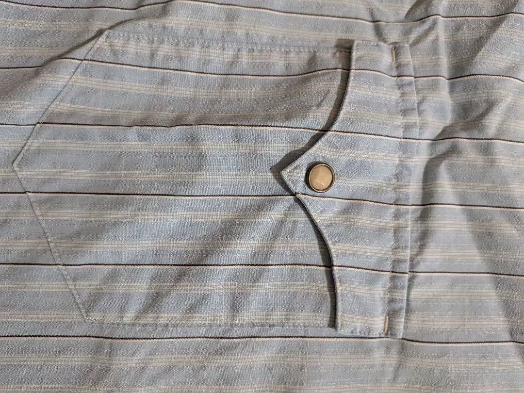 RRL Ralph Lauren RRL Vintage Turquoise Stripe Western Shirt Size US XXL / EU 58 / 5 - 5 Thumbnail