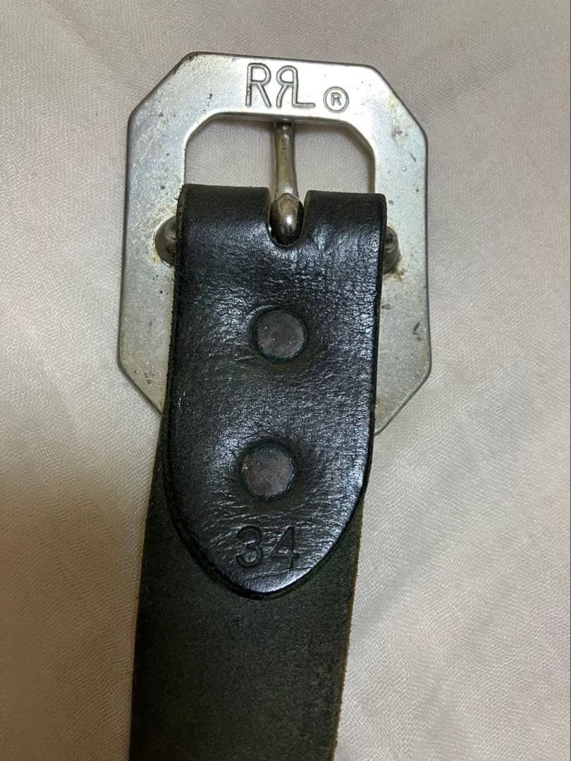 RRL Ralph Lauren RRL Early Vintage Octagonal Buckle Belt Size ONE SIZE - 7 Thumbnail