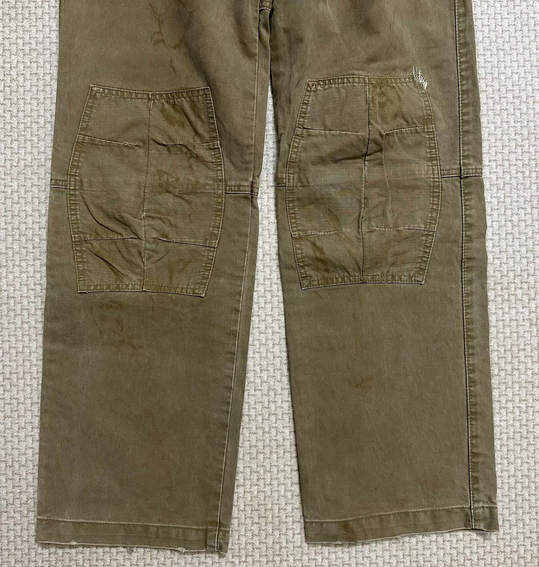 Prps PRPS Patchwork Canvas Cargo Pants Size US 32 / EU 48 - 4 Thumbnail