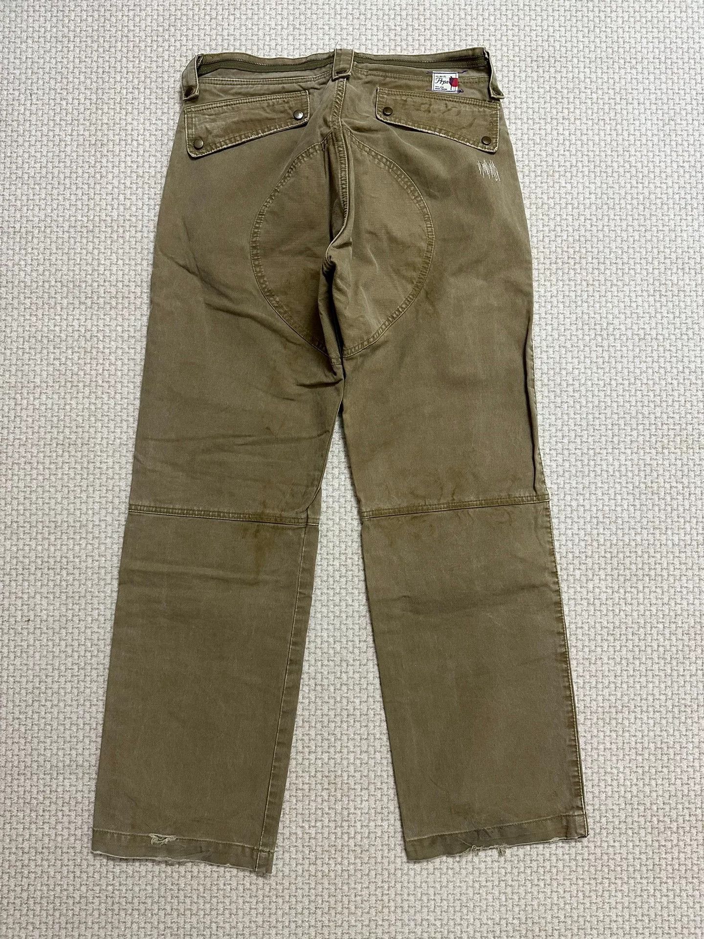 Prps PRPS Patchwork Canvas Cargo Pants Size US 32 / EU 48 - 2 Thumbnail