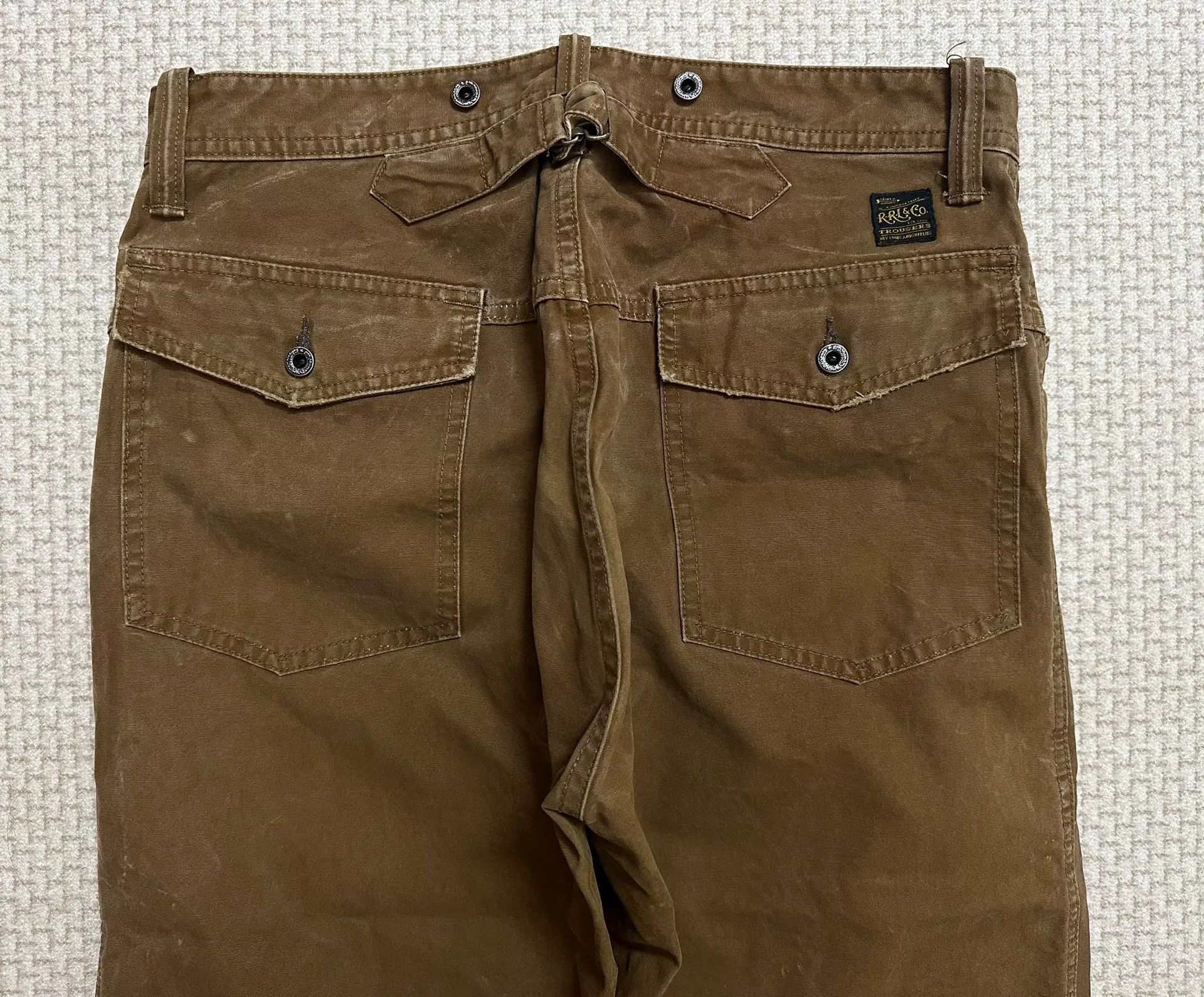 RRL Ralph Lauren RRL Vintage Limited Distressed Work Pants Size US 30 / EU 46 - 5 Thumbnail