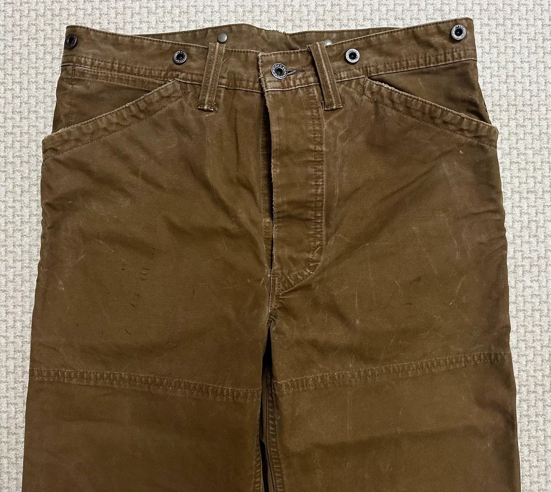 RRL Ralph Lauren RRL Vintage Limited Distressed Work Pants Size US 30 / EU 46 - 3 Thumbnail